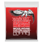 Ernie Ball Medium Nickel Wound 12-String Electric Guitar Strings 11-52 Gauge | P02236