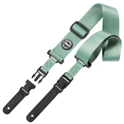 Amumu PA01WLG Seatbelt Guitar Strap with Clip Light Green Nylon