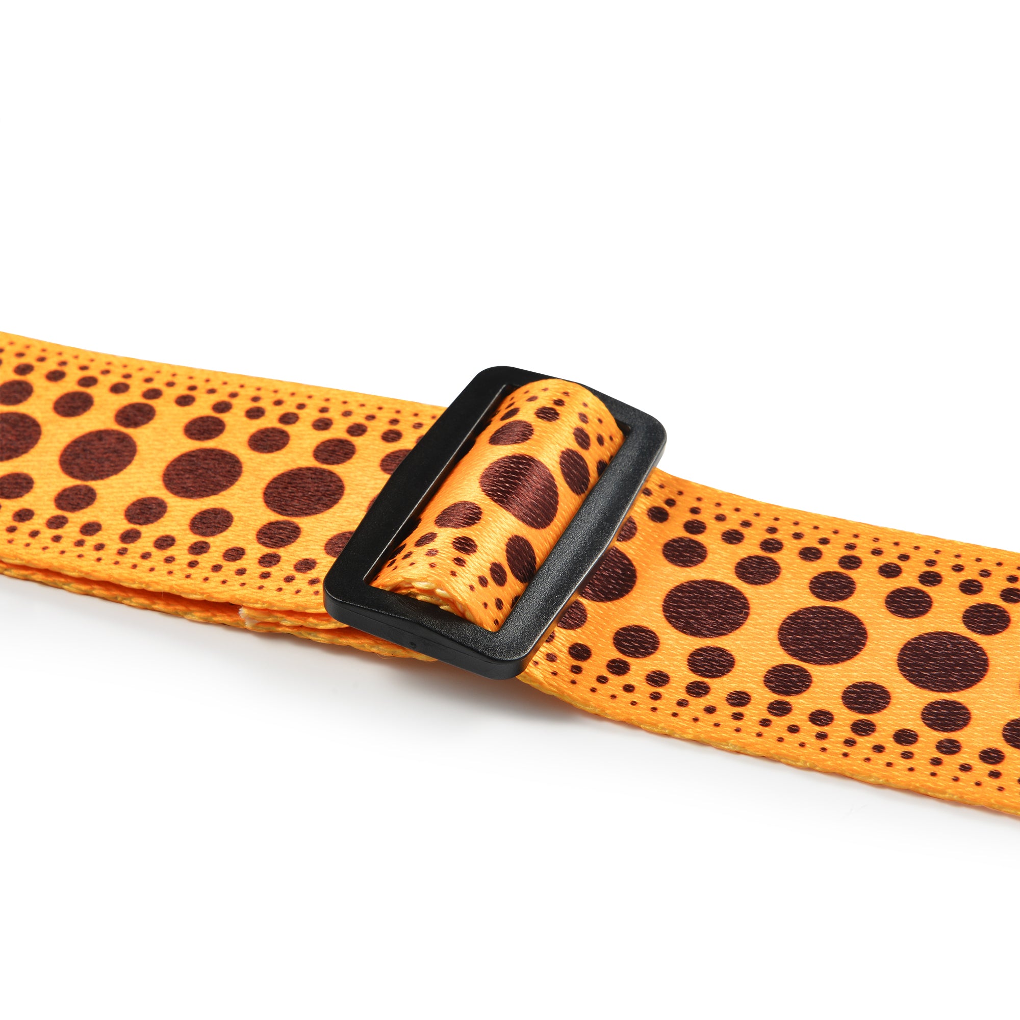 Amumu PC13PYL Polka Dots Guitar Strap Yellow Polyester Cotton