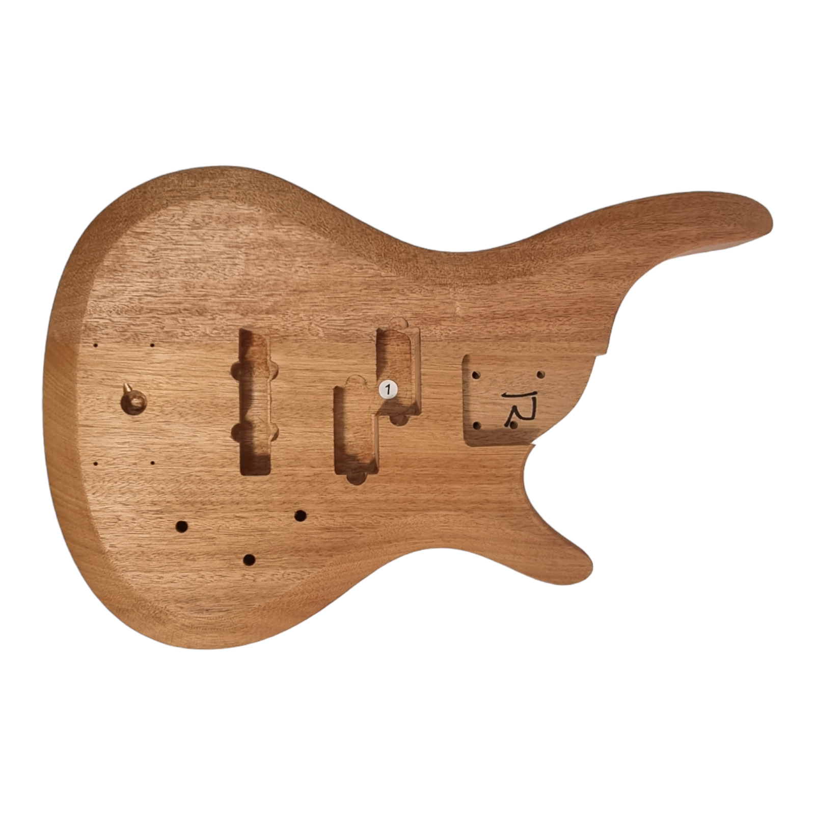 Solid Mahogany Electric Bass Guitar DIY - 325BODY (Body Only)