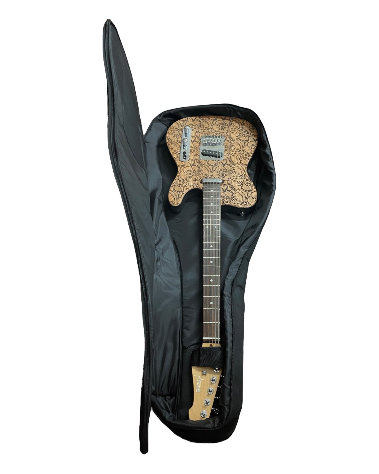 Scorpion 10mm Padded Soft Guitar Gig Bag in Black w/ Adjustable Padded Backpack Straps - SCORPB