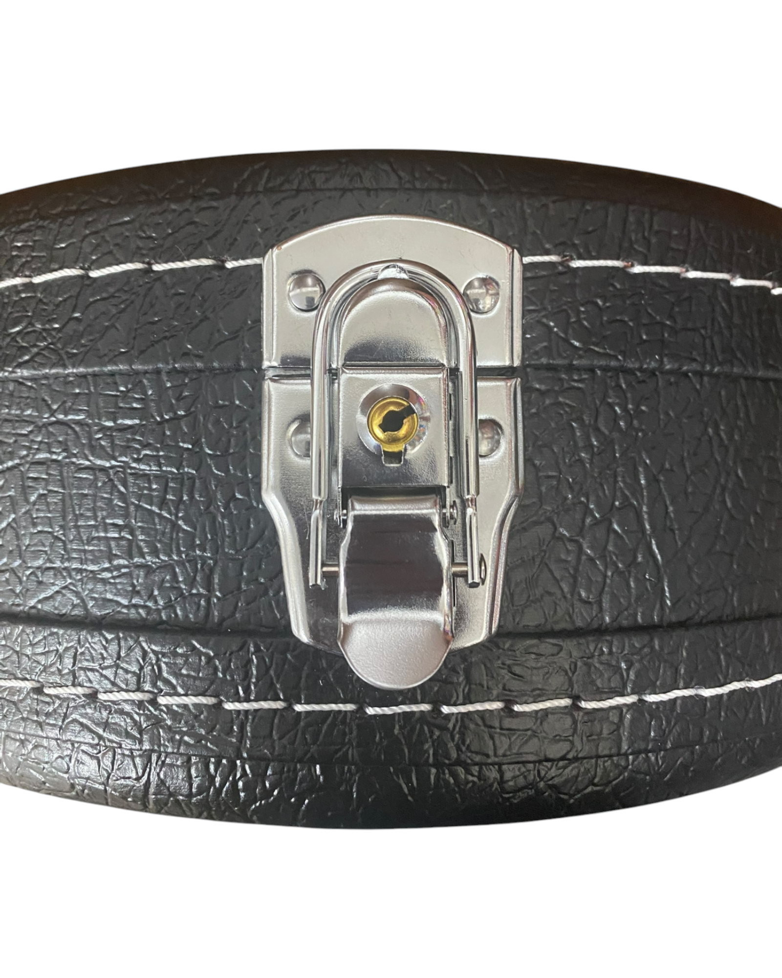 Caraya MFC001 F-Style Mandolin Hard Case - Lockable, Black