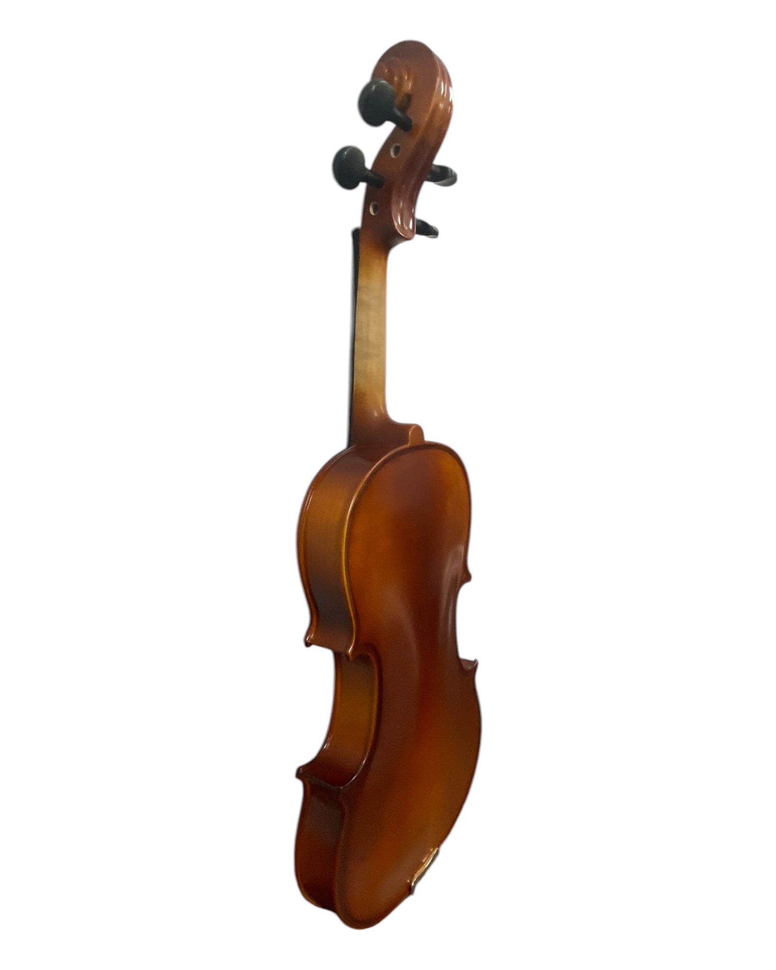 Caraya MV001VT Solid Spruce Top 4/4 3/4 1/2 Size Violin Outfit in Vintage Polish w/ Foam Case, Bow, and Rosin