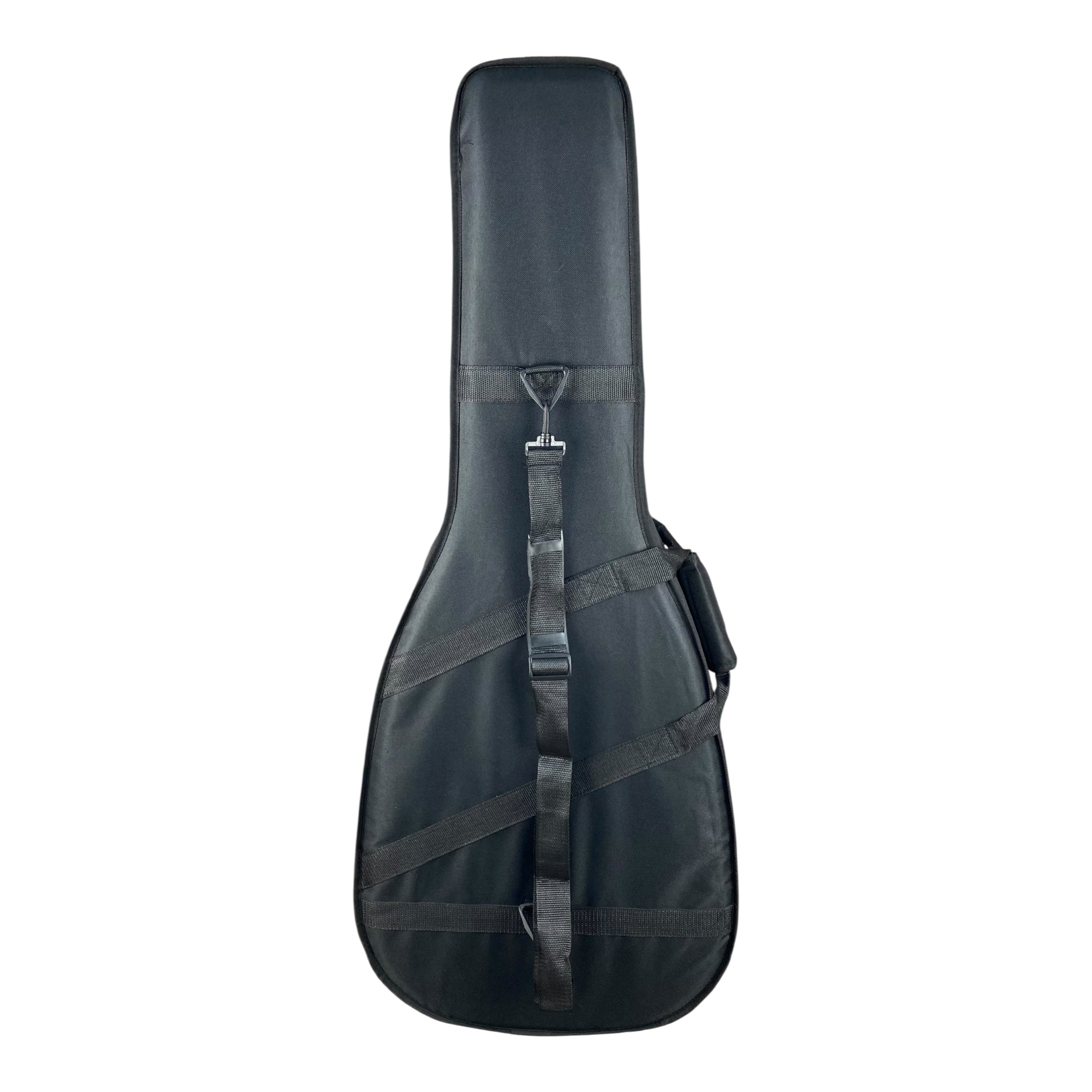 Haze A01 Acoustic Guitar Ultra-Lightweight Hard Foam Case - Single Strap, Black