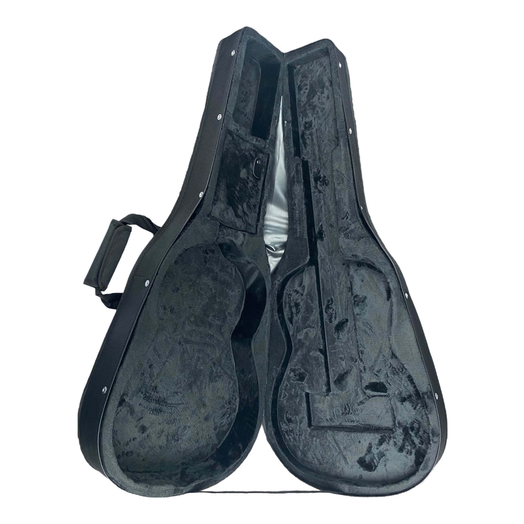 Haze C01 Classical Guitar Ultra-Lightweight Hard Foam Case - Single Strap, Black
