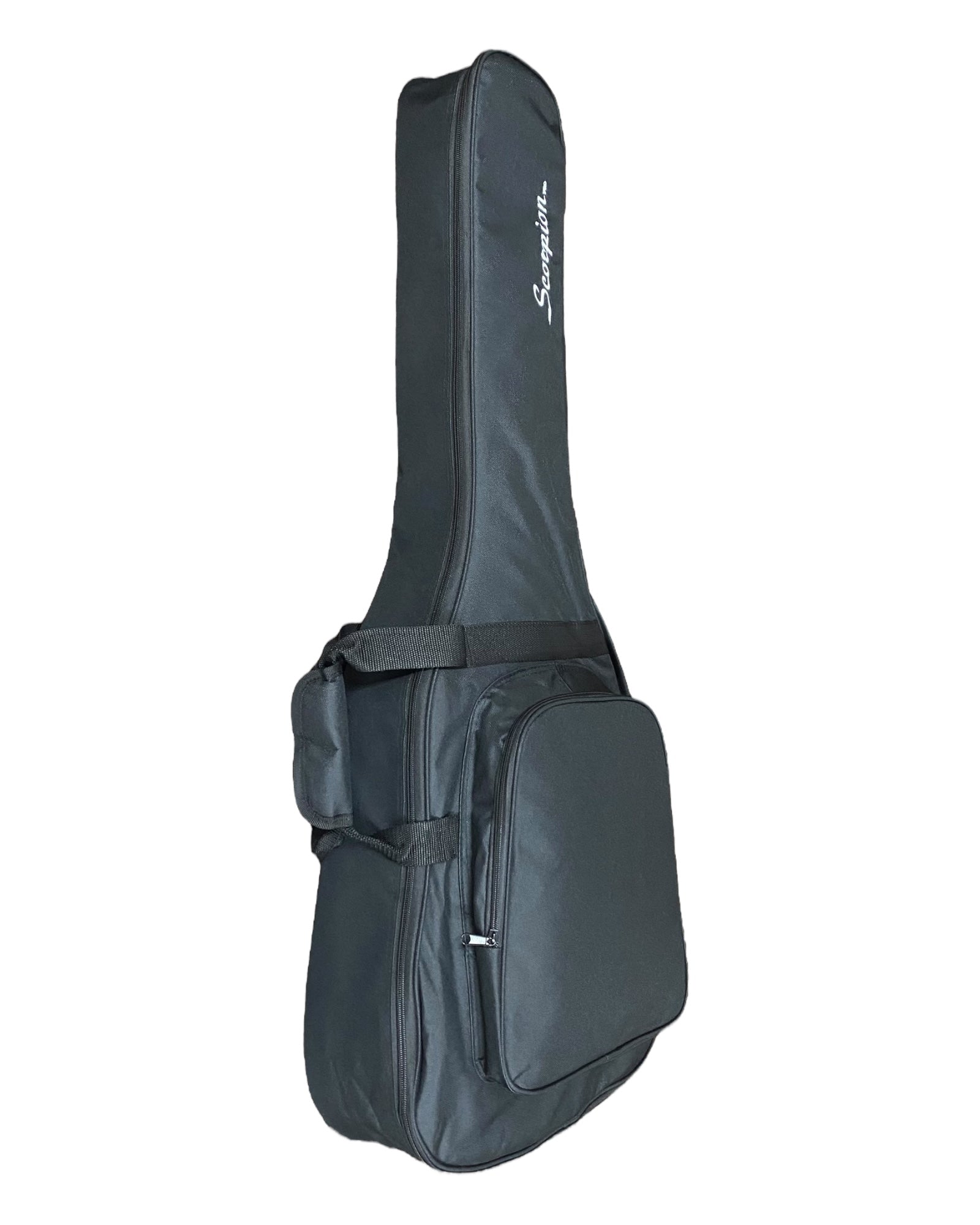 Scorpion 10mm Padded Soft Guitar Gig Bag in Black w/ Adjustable Padded Backpack Straps - SCORPB