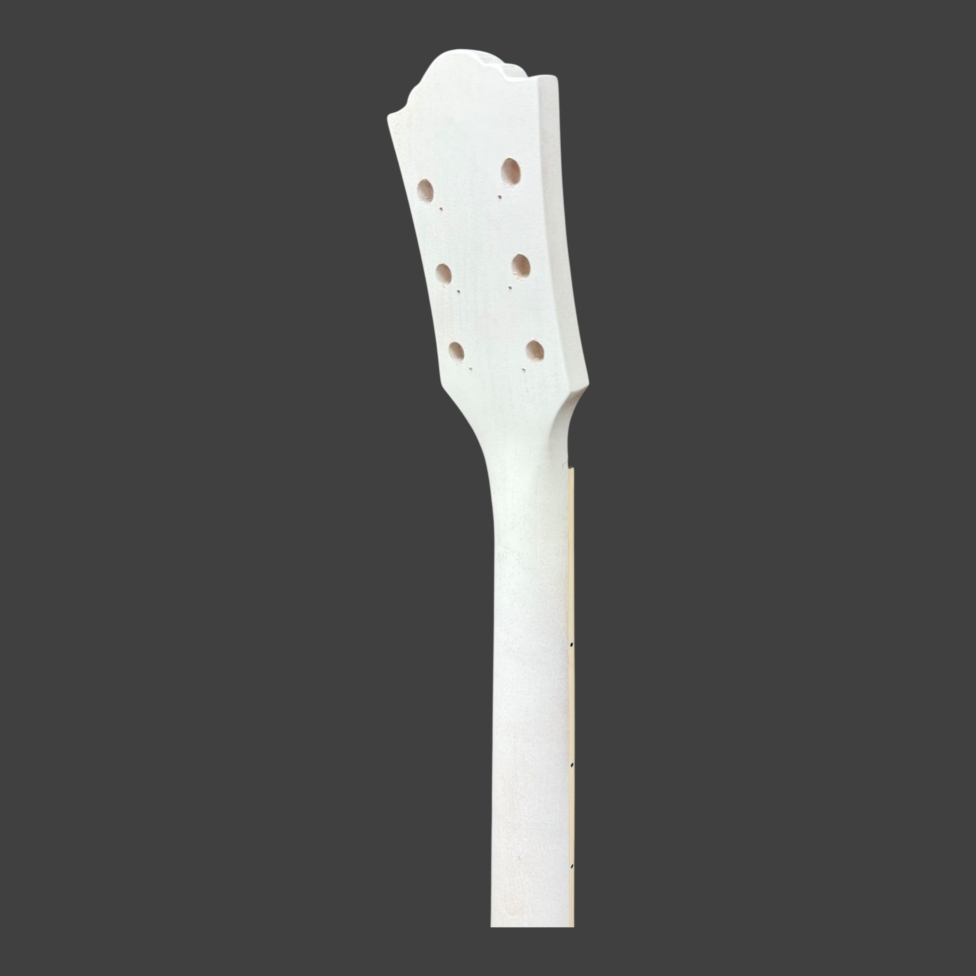 E575DIY White-Primed Poplar Body Set-Neck HGS H-H Electric Guitar DIY Kit - Complete No-Soldering w/ 3-Ply Ebony Trims & Chrome Hardware