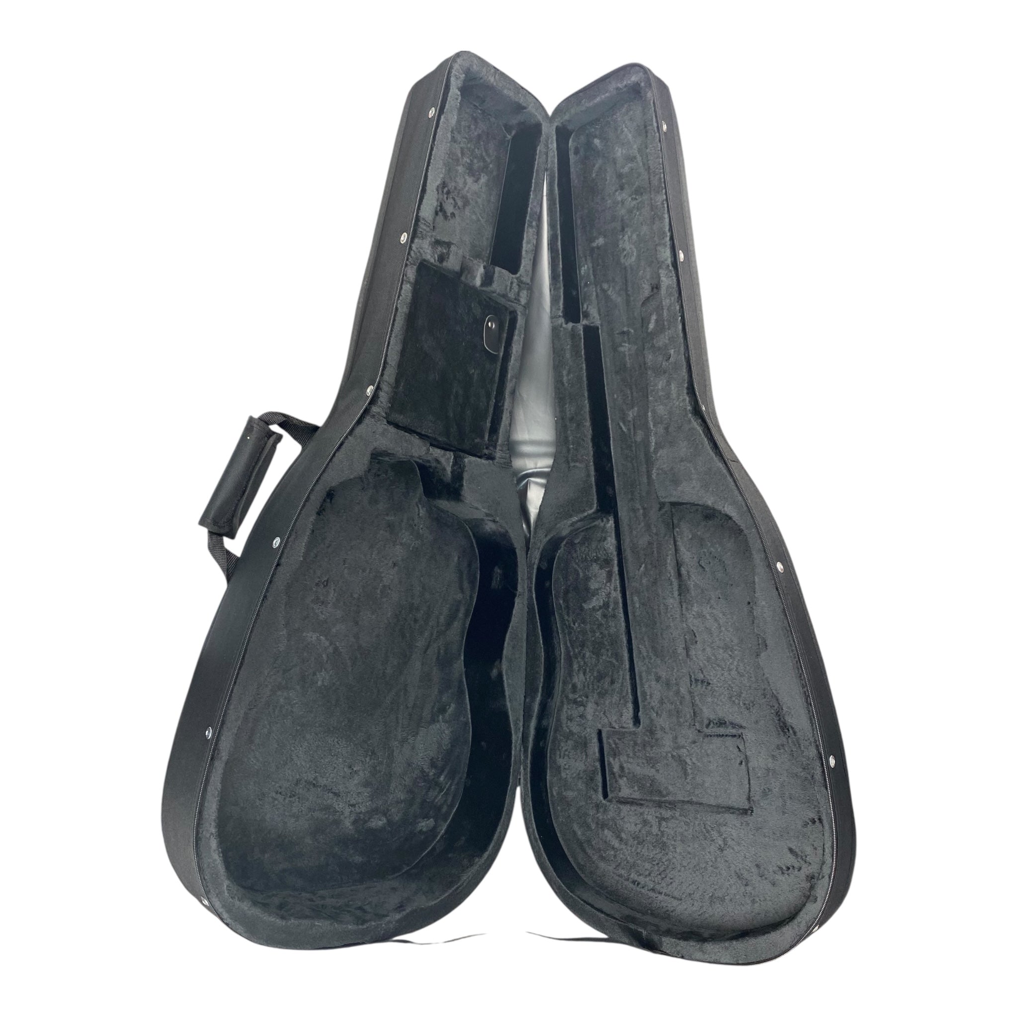 Haze A01 Acoustic Guitar Ultra-Lightweight Hard Foam Case - Single Strap, Black