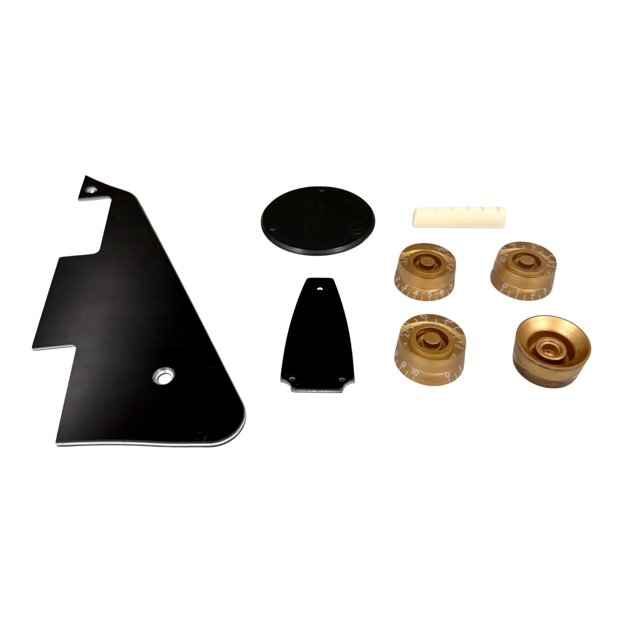 E239DIY Semi-Hollow Basswood Body Maple Set-Neck HLP H-H Electric Guitar DIY Kit - Complete No-Soldering w/ 3-Ply Ebony Trims & Chrome Hardware