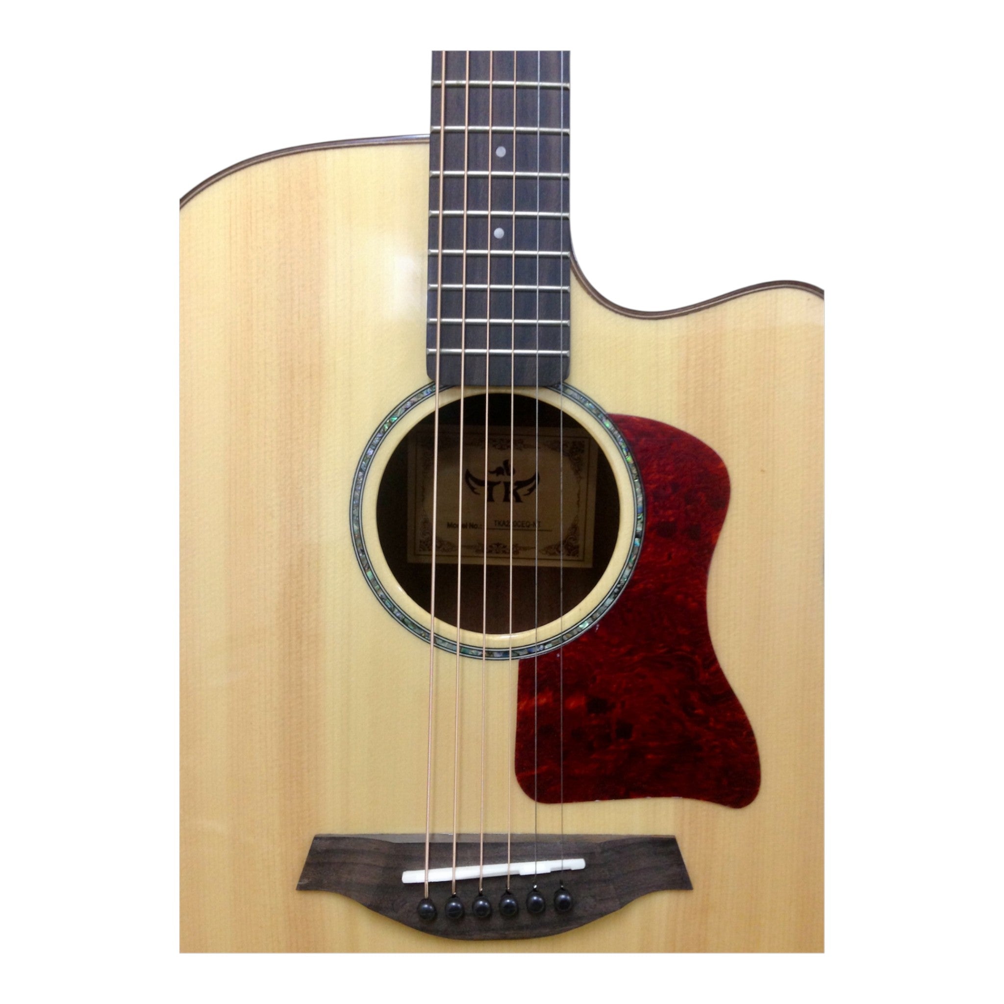 TKA TKA220CEQNT Solid Spruce Built-In Pickups/Tuner Acoustic Guitar - Natural