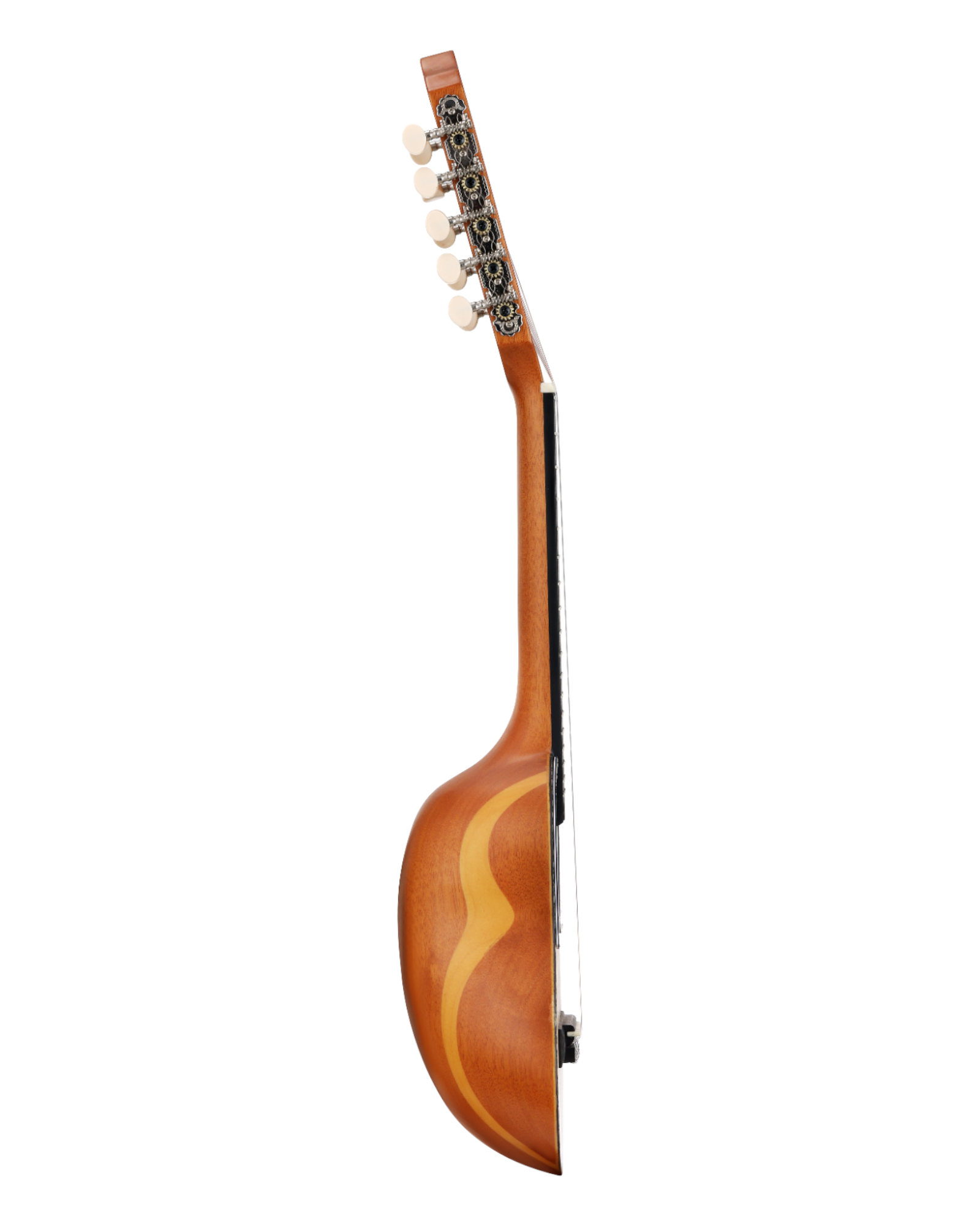 Caraya Solid Spruce Okoume 10-String Charango Latin-American Guitar w/ Pickguard & Gloss Finish - G10