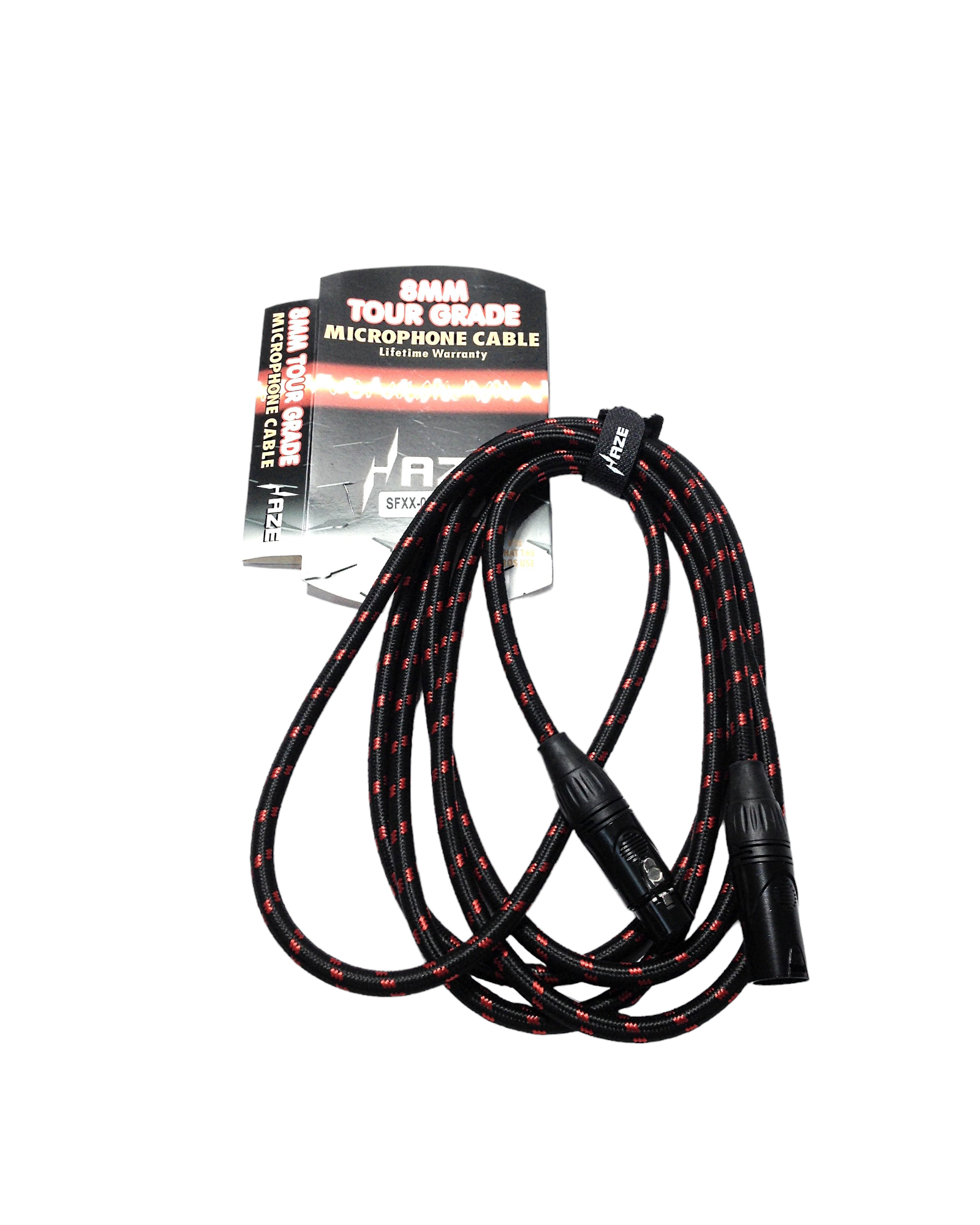 Haze 3m 6m Braided Tweed 3-Pin Balanced XLR Microphone Cable SFXX-001