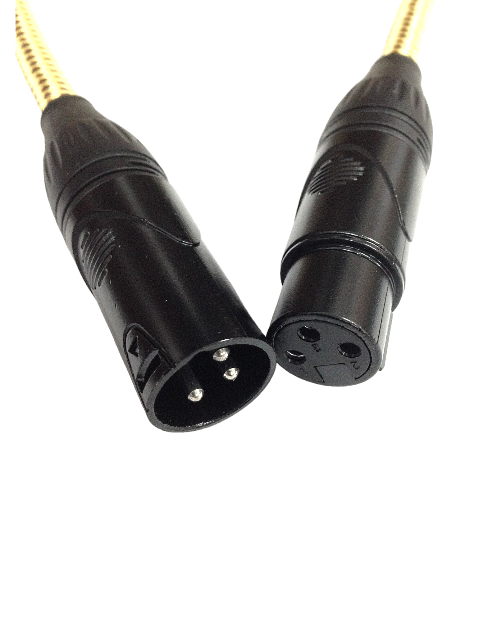 Haze 3m 6m Braided Tweed 3-Pin Balanced XLR Microphone Cable SFXX-001