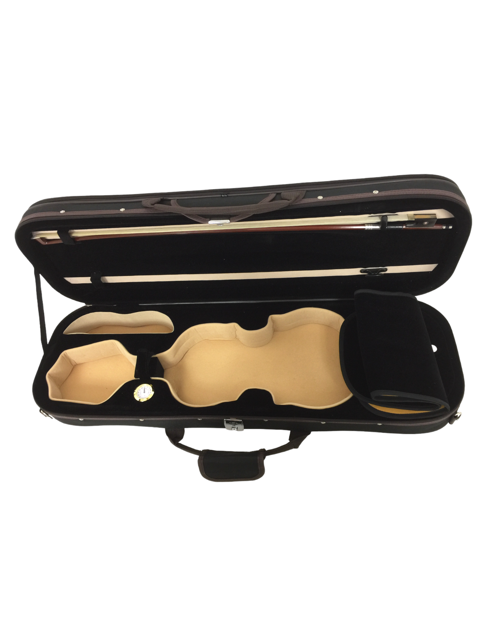 Symphony SJV01AA Solid Wood Handmade Violin Outfit, Ebony Fittings