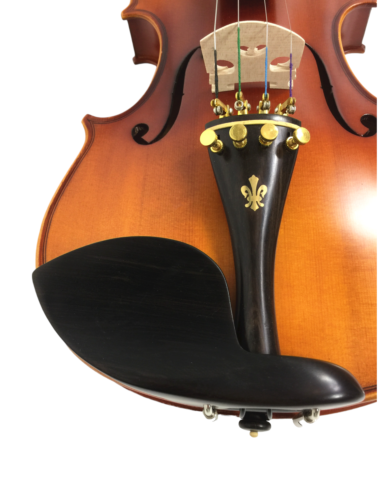 Symphony SJV01AA Solid Wood Handmade Violin Outfit, Ebony Fittings