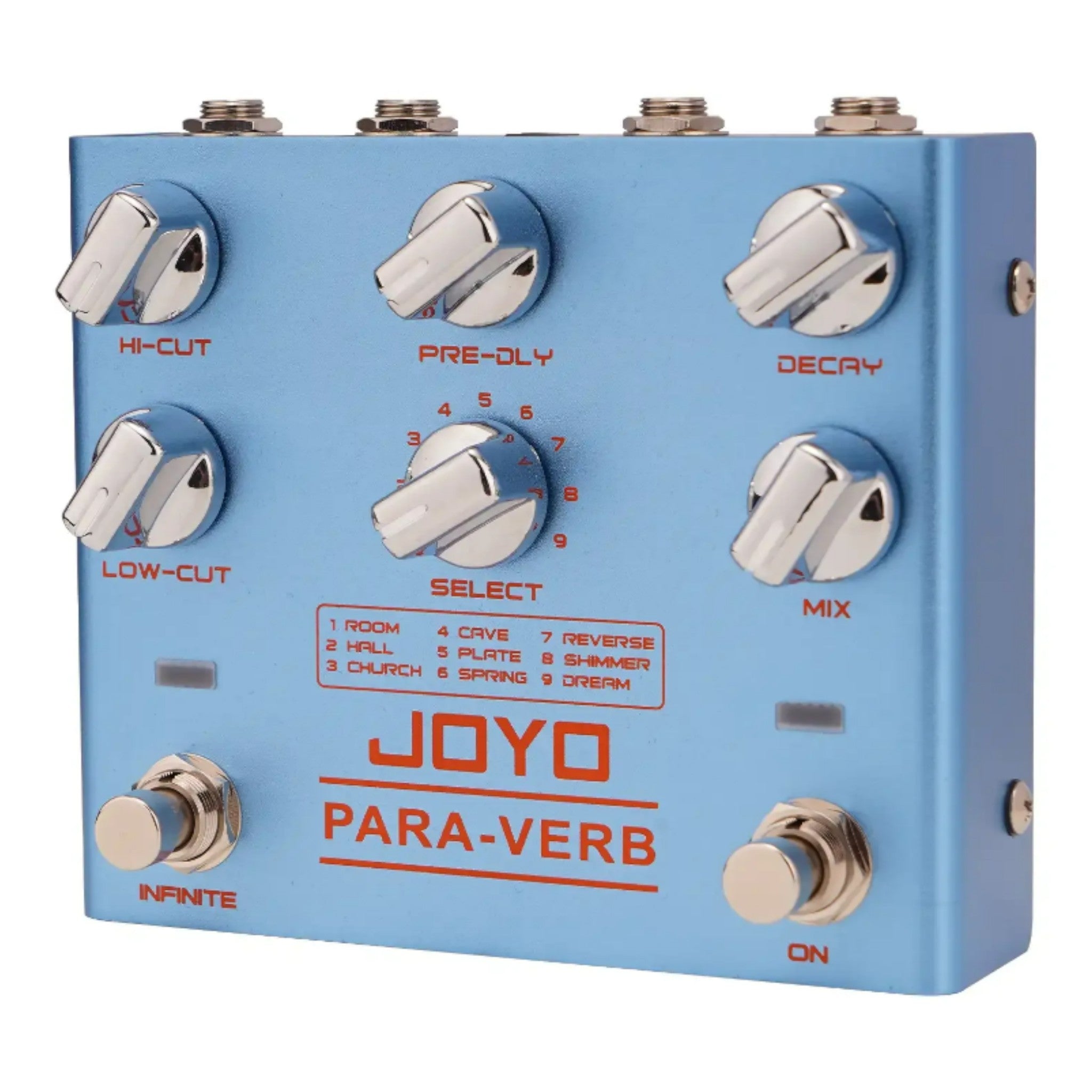 Joyo R31 PARA-VERB Multifunctional Stereo Reverb Guitar Effects Pedal w/ Ambient Lighting