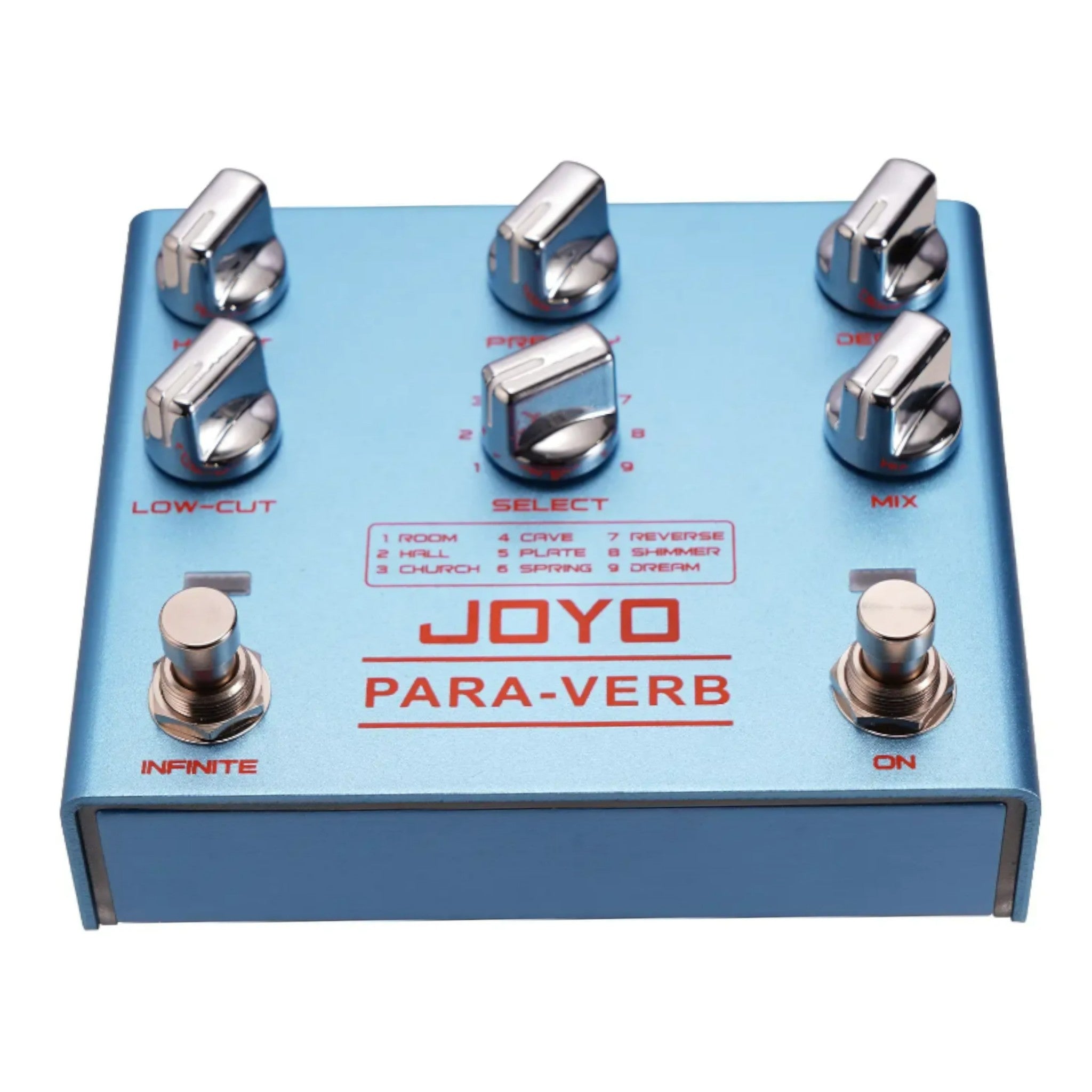 Joyo R31 PARA-VERB Multifunctional Stereo Reverb Guitar Effects Pedal w/ Ambient Lighting