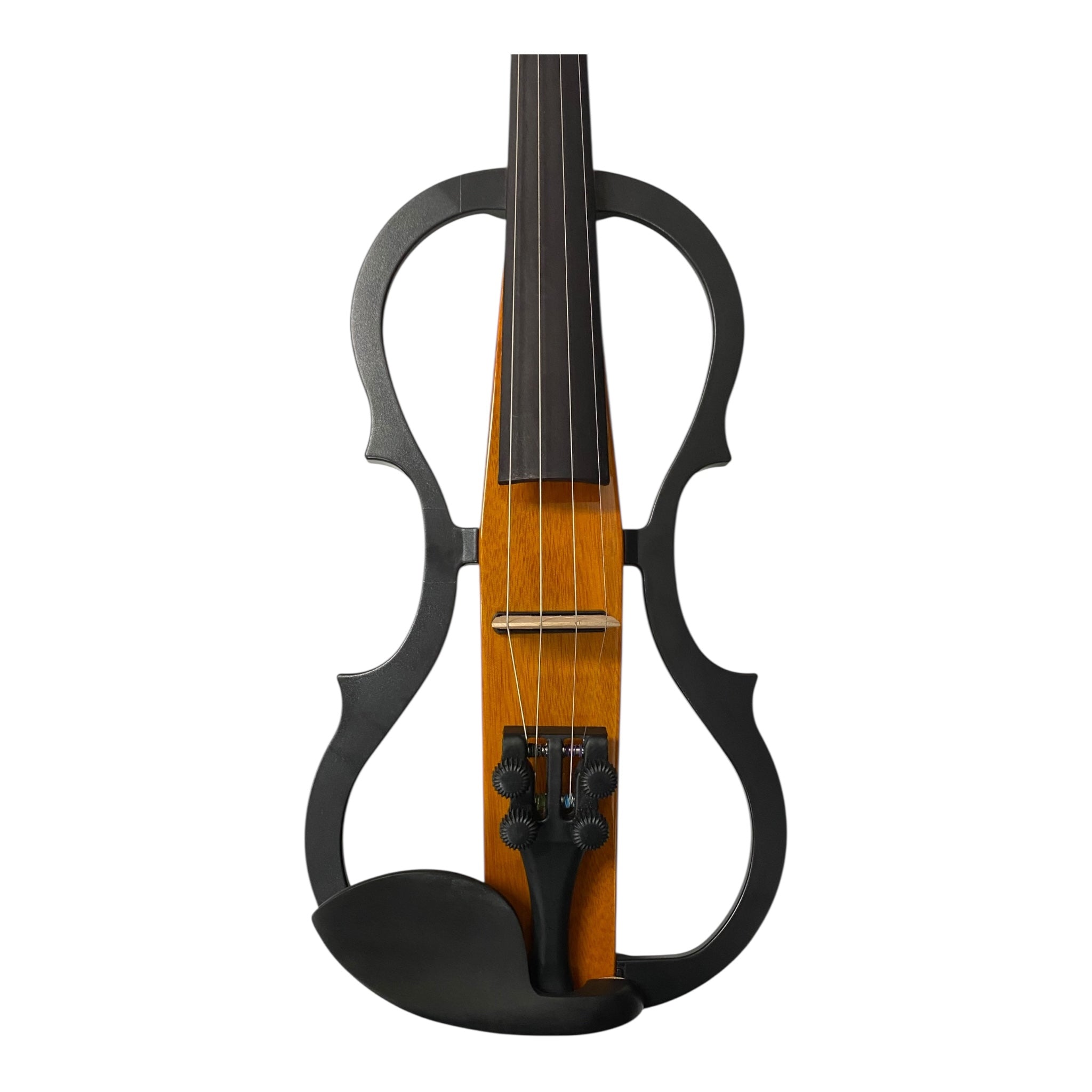 Symphony EVHL01N Headless Catalpa ABS Electric Violin Outfit in Natural Gloss w/ Built-In EQ