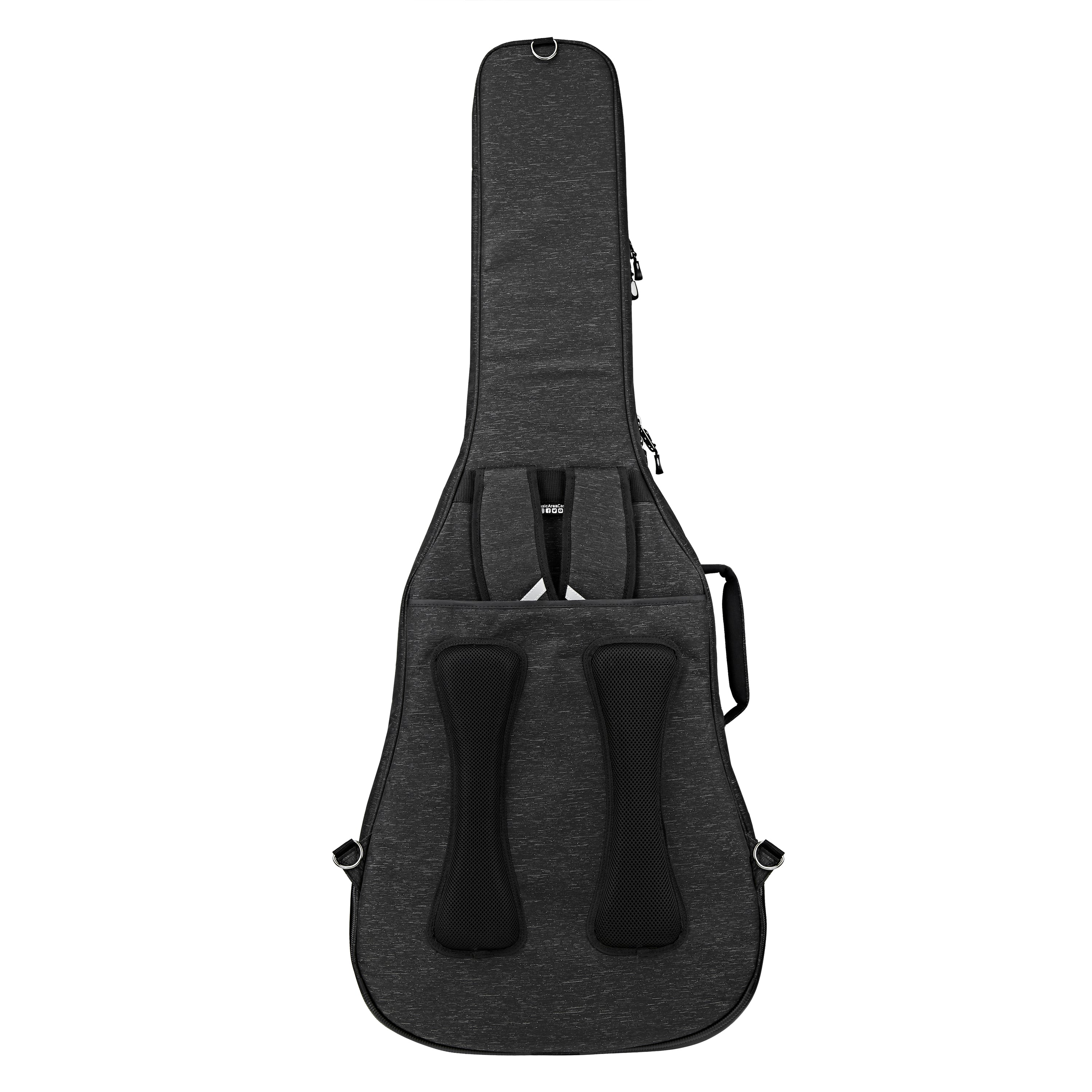 Music Area TANG30 30mm Padded Weather-Proof Acoustic Guitar Gig Bag w/ Multi Handles  - TANG30DABLK