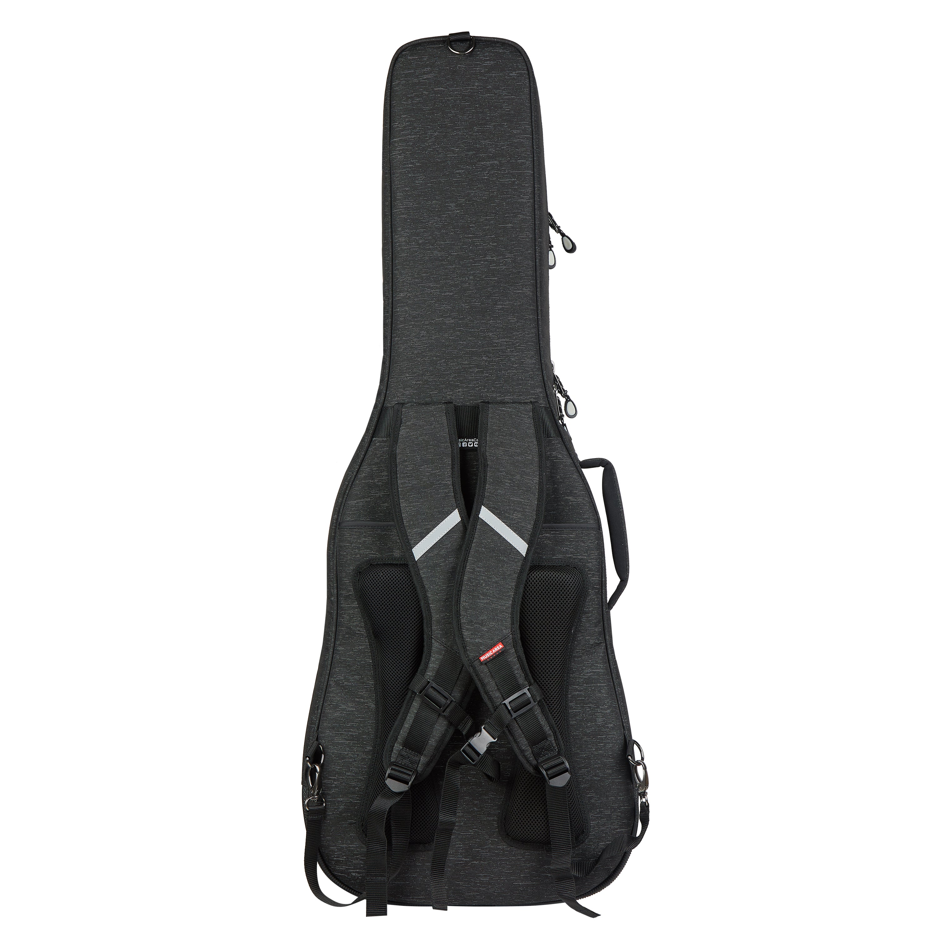 Music Area TANG30 30mm Padded Weather-Proof Electric Guitar Gig Bag w/ Multi Handles - TANG30EGBLK