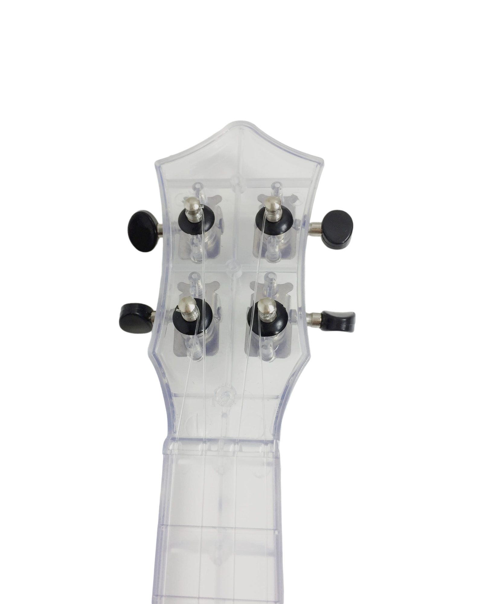 OEM Transparent 15-Fret Soprano Ukulele - Blue/Clear/Pink UK11