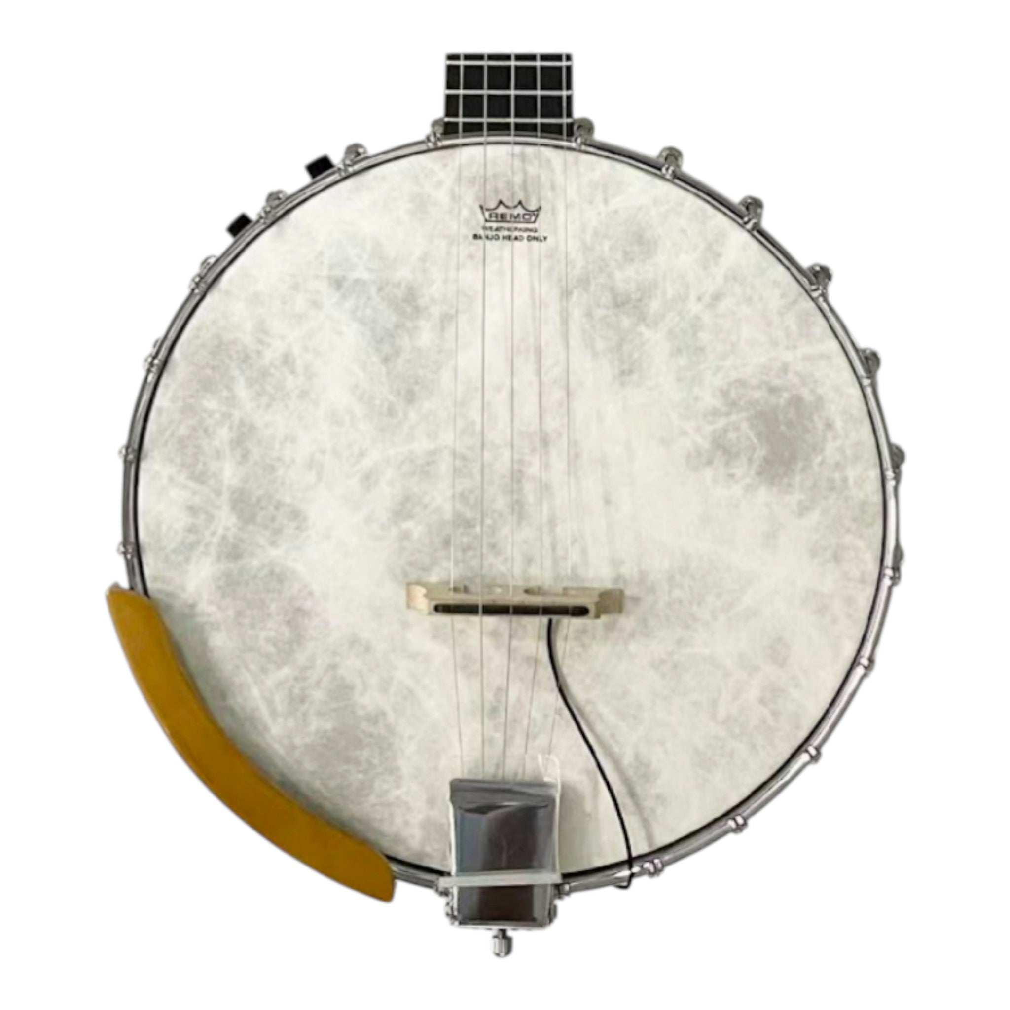 Caraya BJ70E "ElectroGrass" 5-String Maple Open-Back Banjo w/ Partial Internal Resonator & Piezo Bridge Pickup