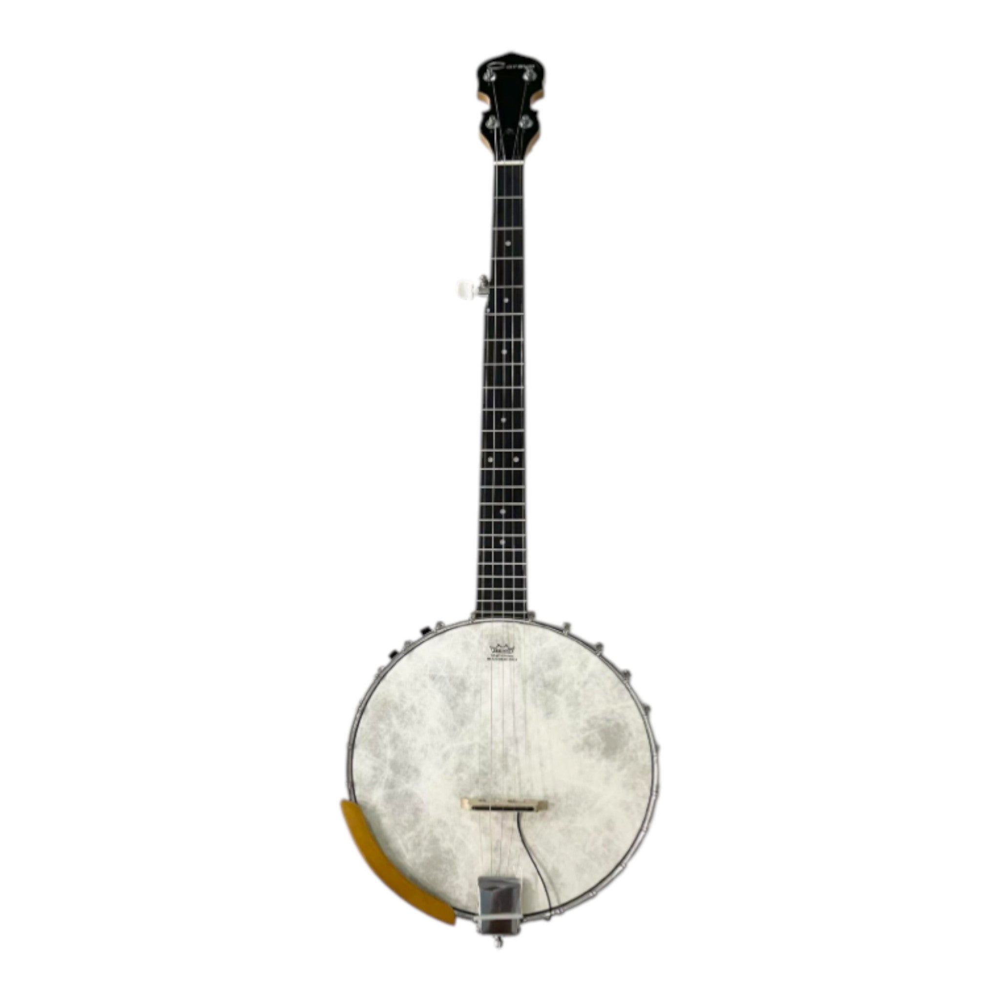 Caraya BJ70E "ElectroGrass" 5-String Maple Open-Back Banjo w/ Partial Internal Resonator & Piezo Bridge Pickup