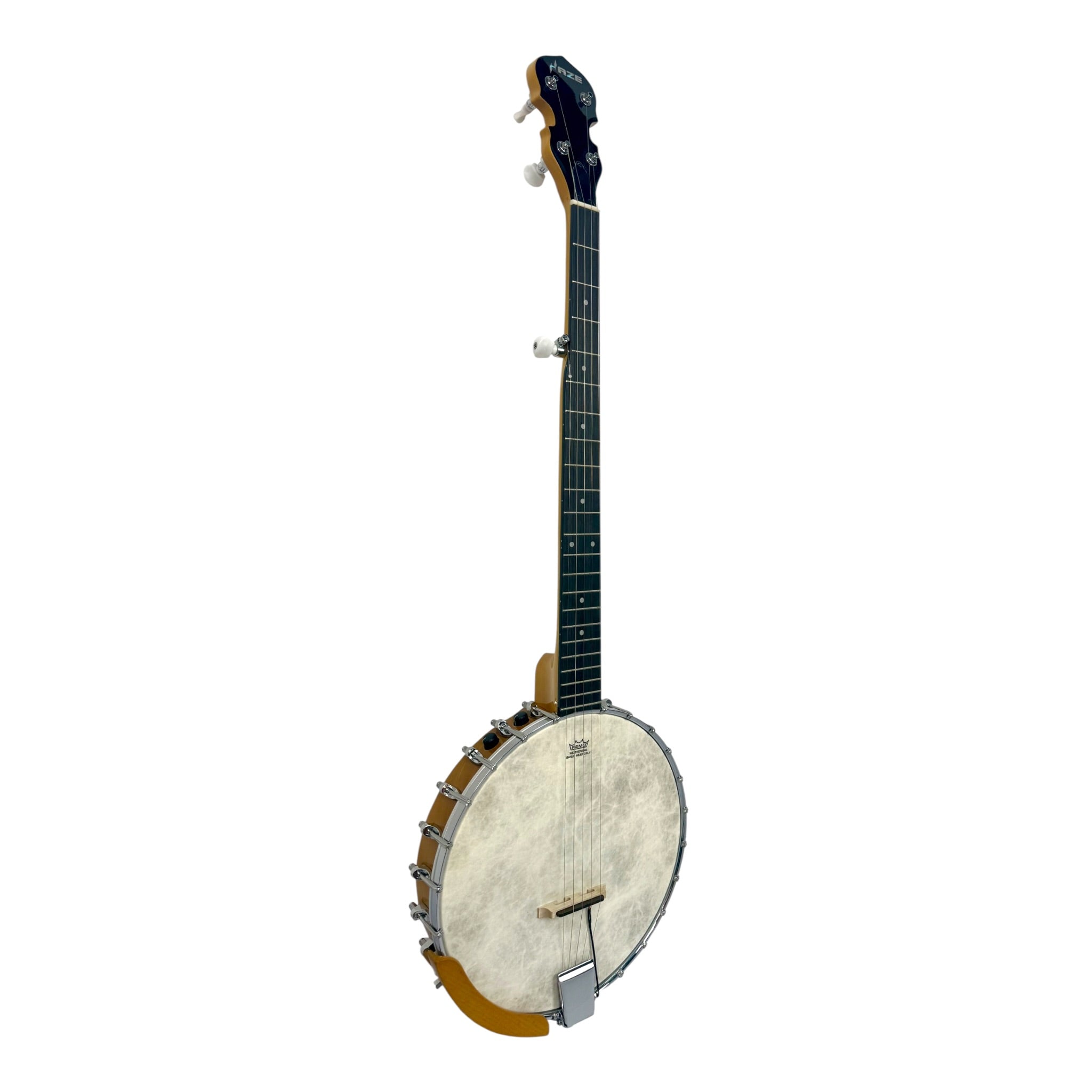 Caraya BJ70E "ElectroGrass" 5-String Maple Open-Back Banjo w/ Partial Internal Resonator & Piezo Bridge Pickup