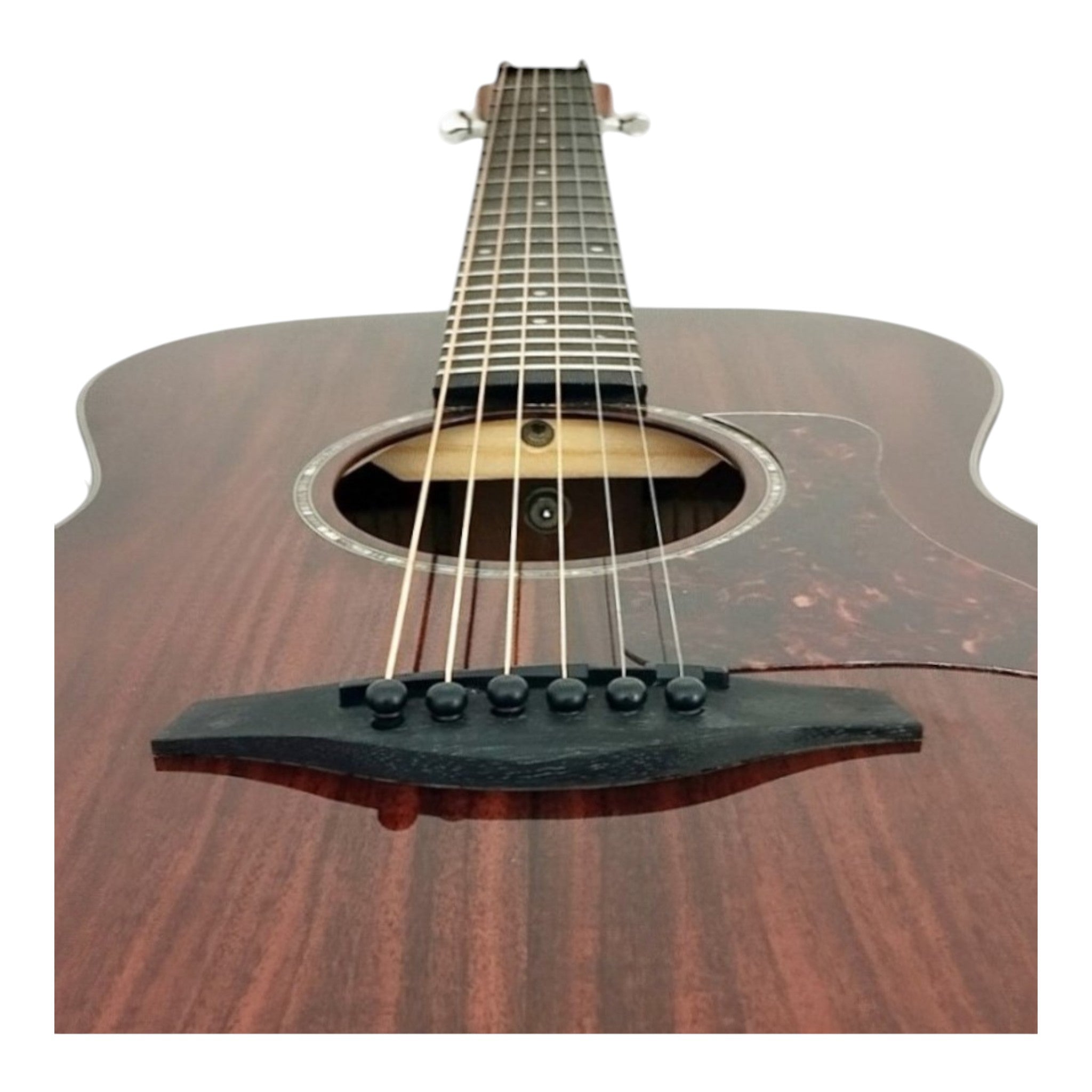 Caraya D36SKOA Traveller Guitar with Double OS1 Vibration Pickup