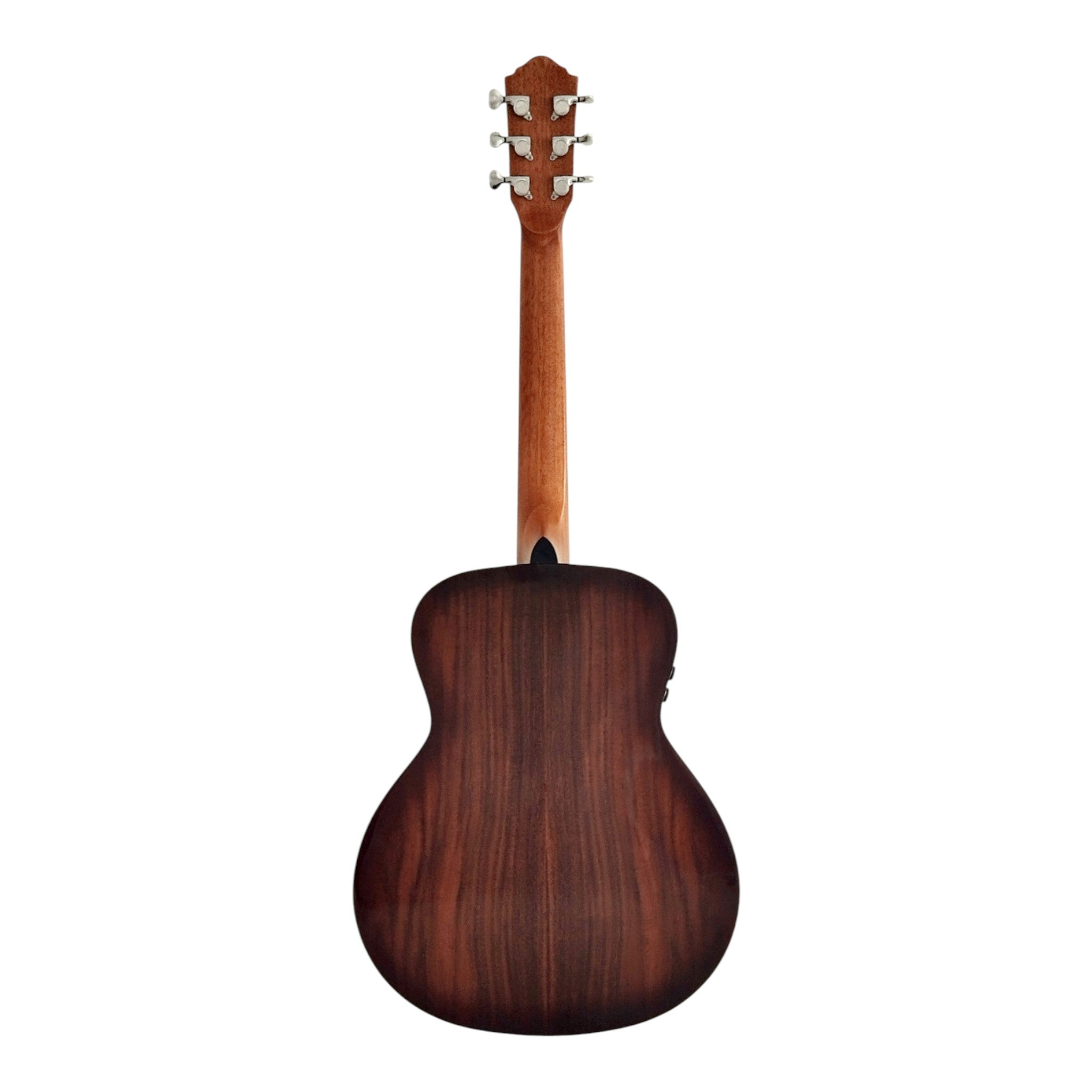 Caraya D36SKOA Traveller Guitar with Double OS1 Vibration Pickup