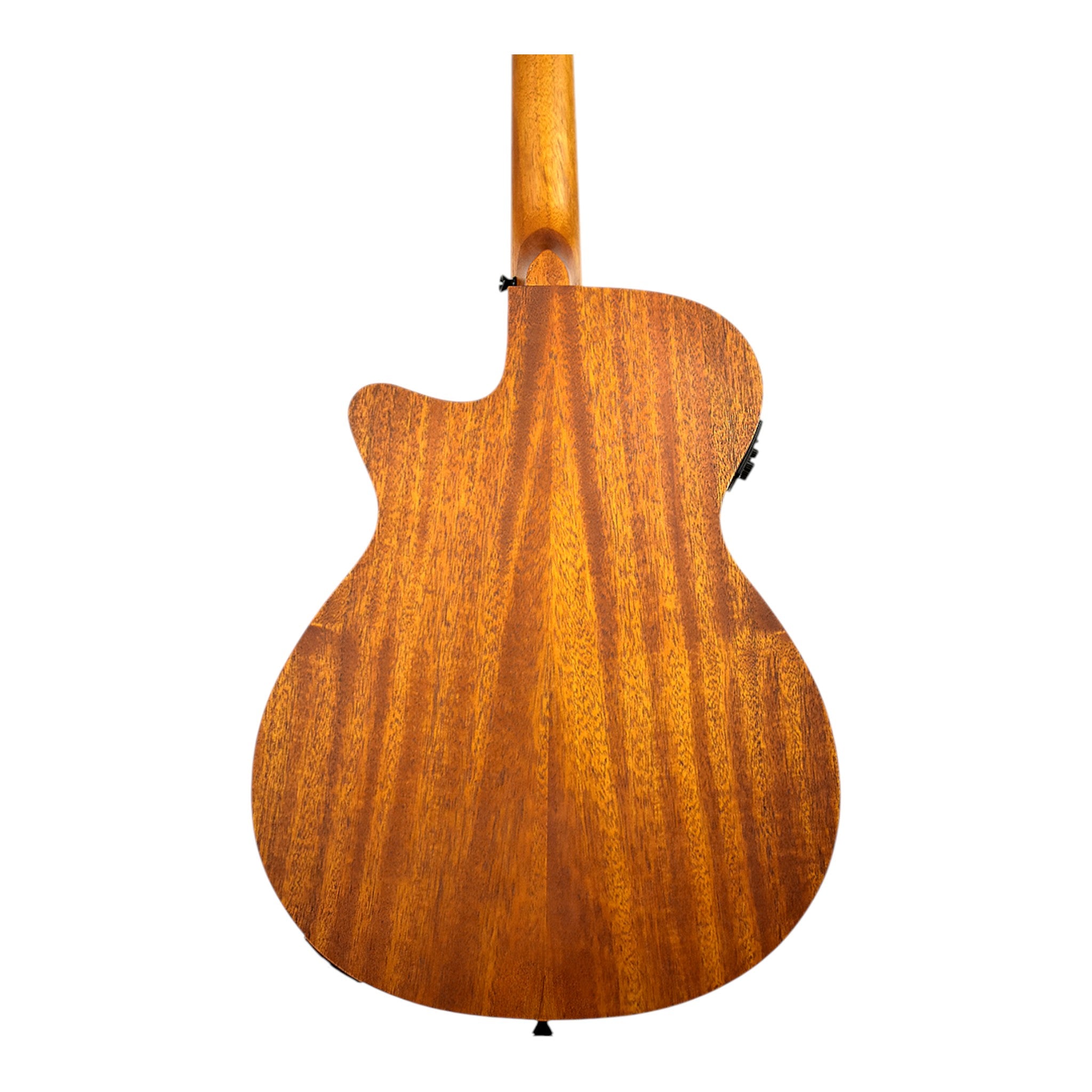 Caraya SAFAIR40CEQ 40" Traveler Thin Body Built-In Pickups/Tuner Acoustic Guitar - Natural with Accessories and 10W Amp. (Optional)