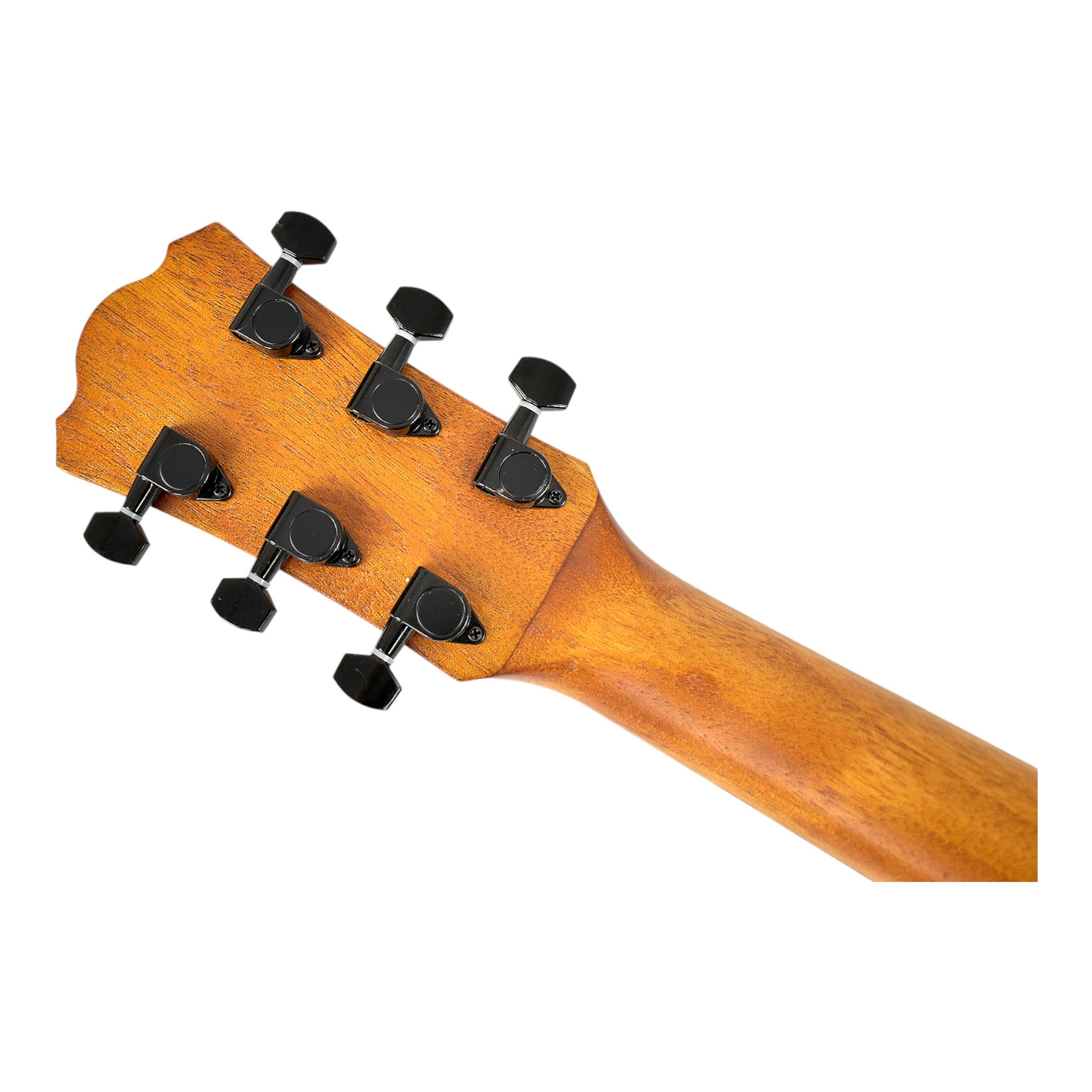 Caraya SAFAIR40CEQ 40" Traveler Thin Body Built-In Pickups/Tuner Acoustic Guitar - Natural with Accessories and 10W Amp. (Optional)