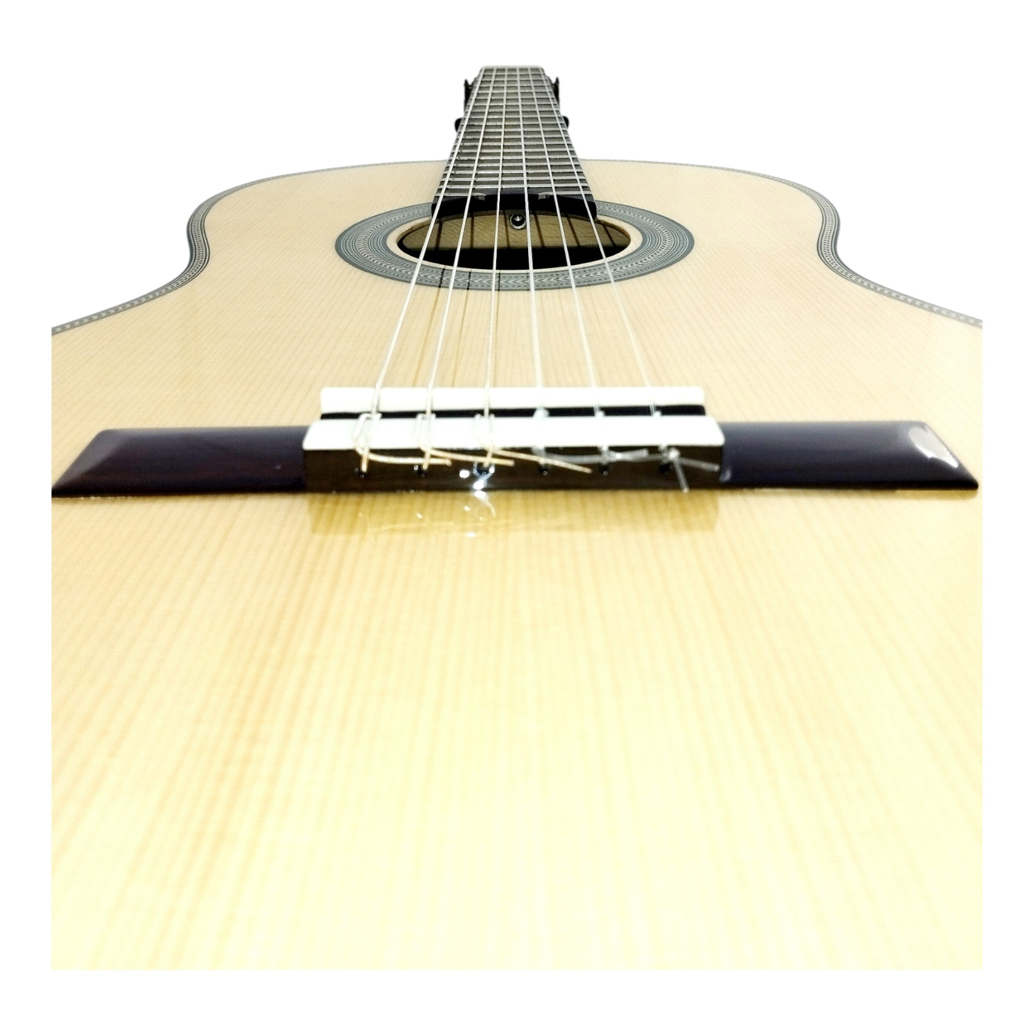 Caraya “Classic, Elegant, Precise” Solid Engelman Classical Guitar w/ Double OS1 Vibration Pickups - SCG952EQN