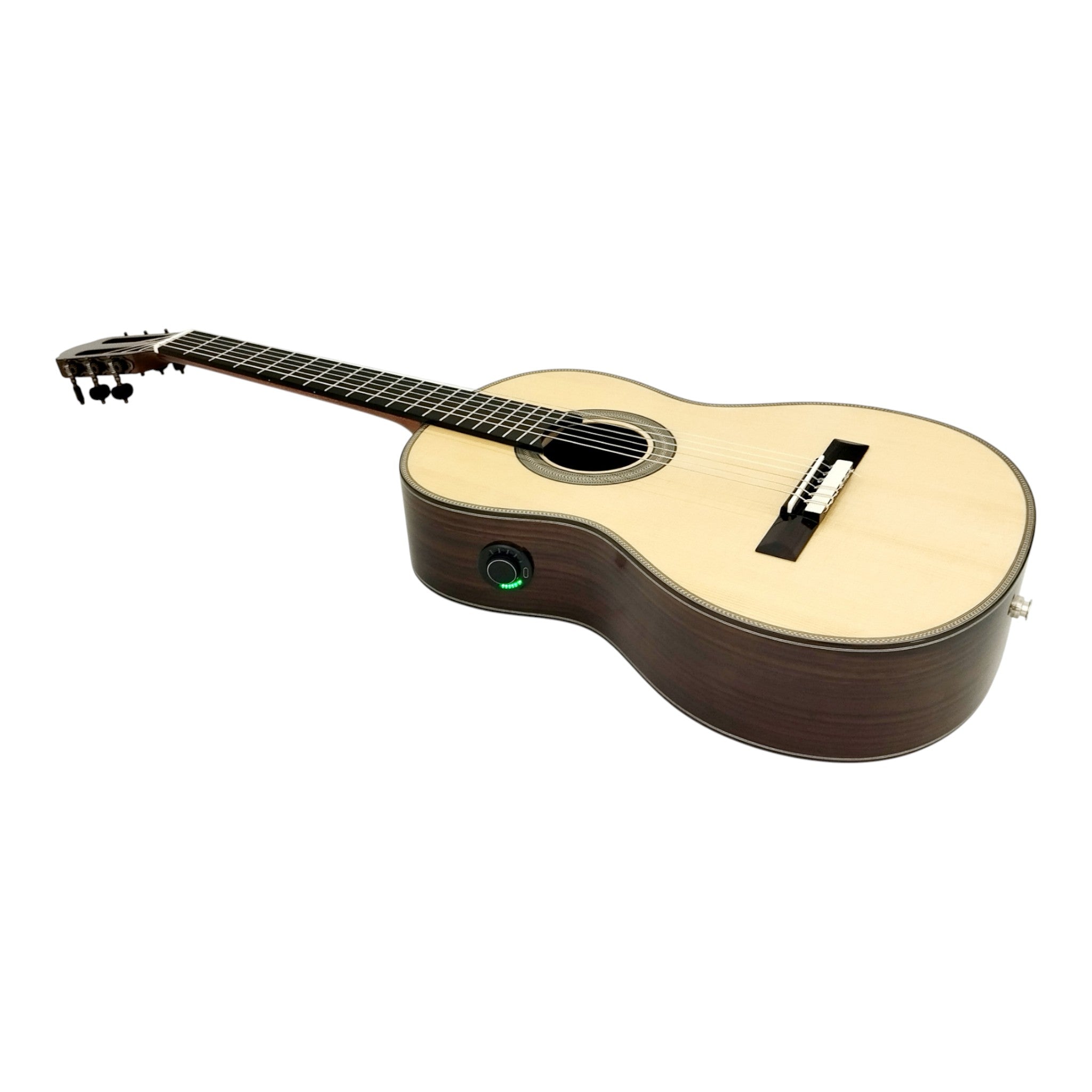 Caraya “Classic, Elegant, Precise” Solid Engelman Classical Guitar w/ Double OS1 Vibration Pickups - SCG952EQN