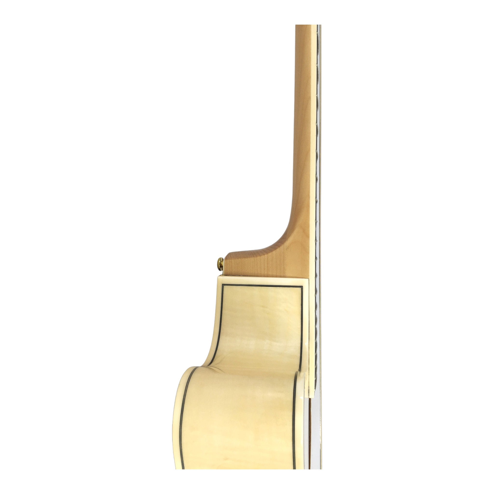 Caraya SDG837CEQNLH Left-Handed All Maple Built-In Pickups/Tuner Acoustic Guitar - Natural