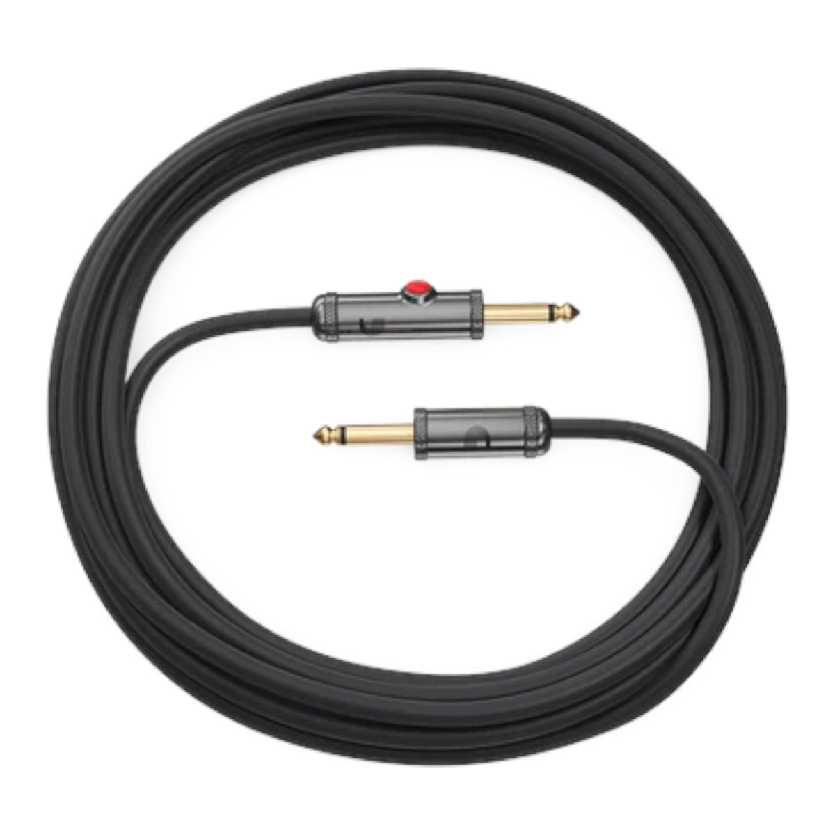 D'Addario Circuit Breaker Series 1/4" Jack, Latching Instrument Cable - Straight-Straight