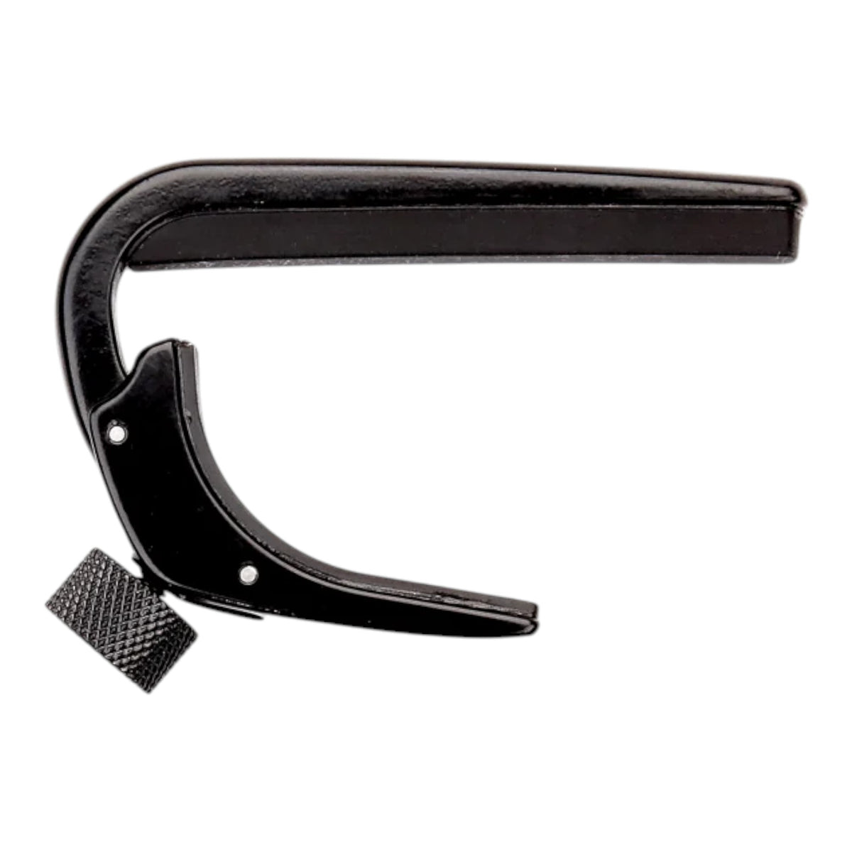 D'Addario PWCP04 Aluminium Flat-Radius Screw-Type "Pro" Capo for Classical Guitars - Black