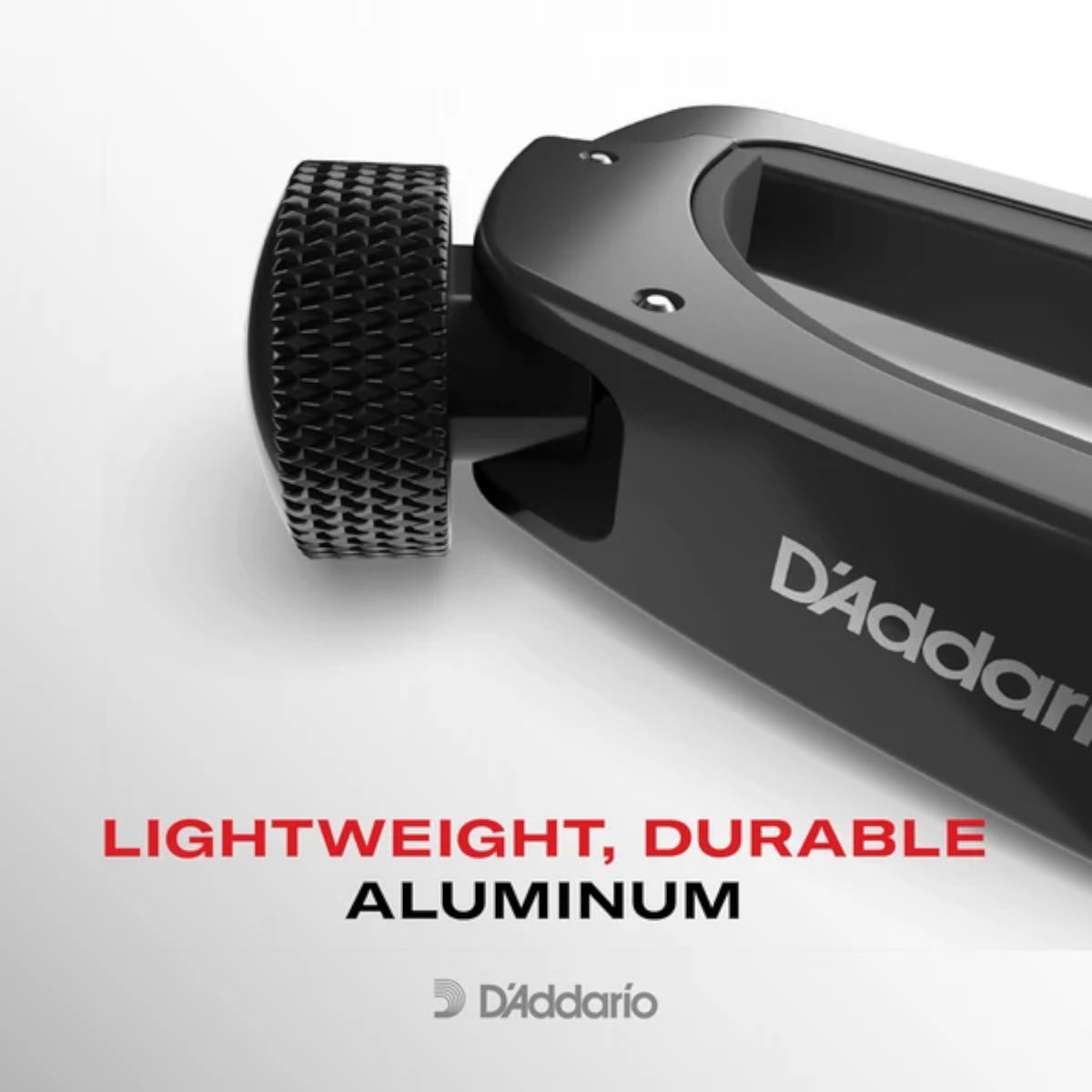 D'Addario PWCP11 Aluminium Screw-Type "Pro" Capo for Banjos & Mandolins - Black