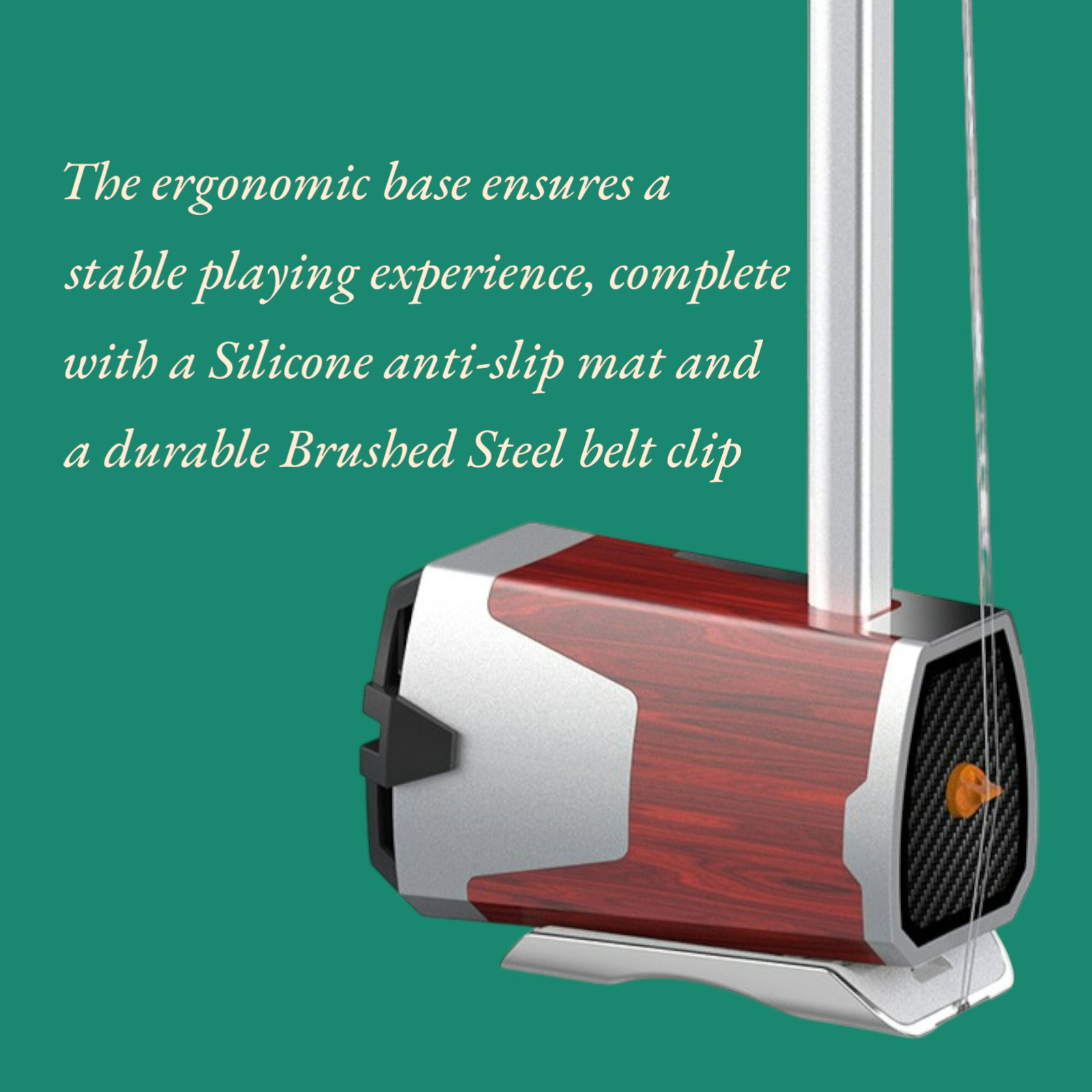 Joyo EH1 Professional Multifunctional Electric-Acoustic Erhu w/ Built-In Chromatic Tuner, 3-Band EQ, & Digital Effects