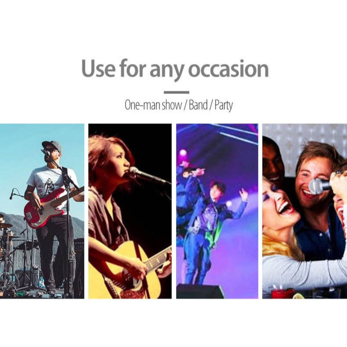 (PREORDER: MID OCT 2026) Flatsons CRUSH15 15W Portable Rechargable Acoustic Guitar Amplifier with Bluetooth & Microphone Input