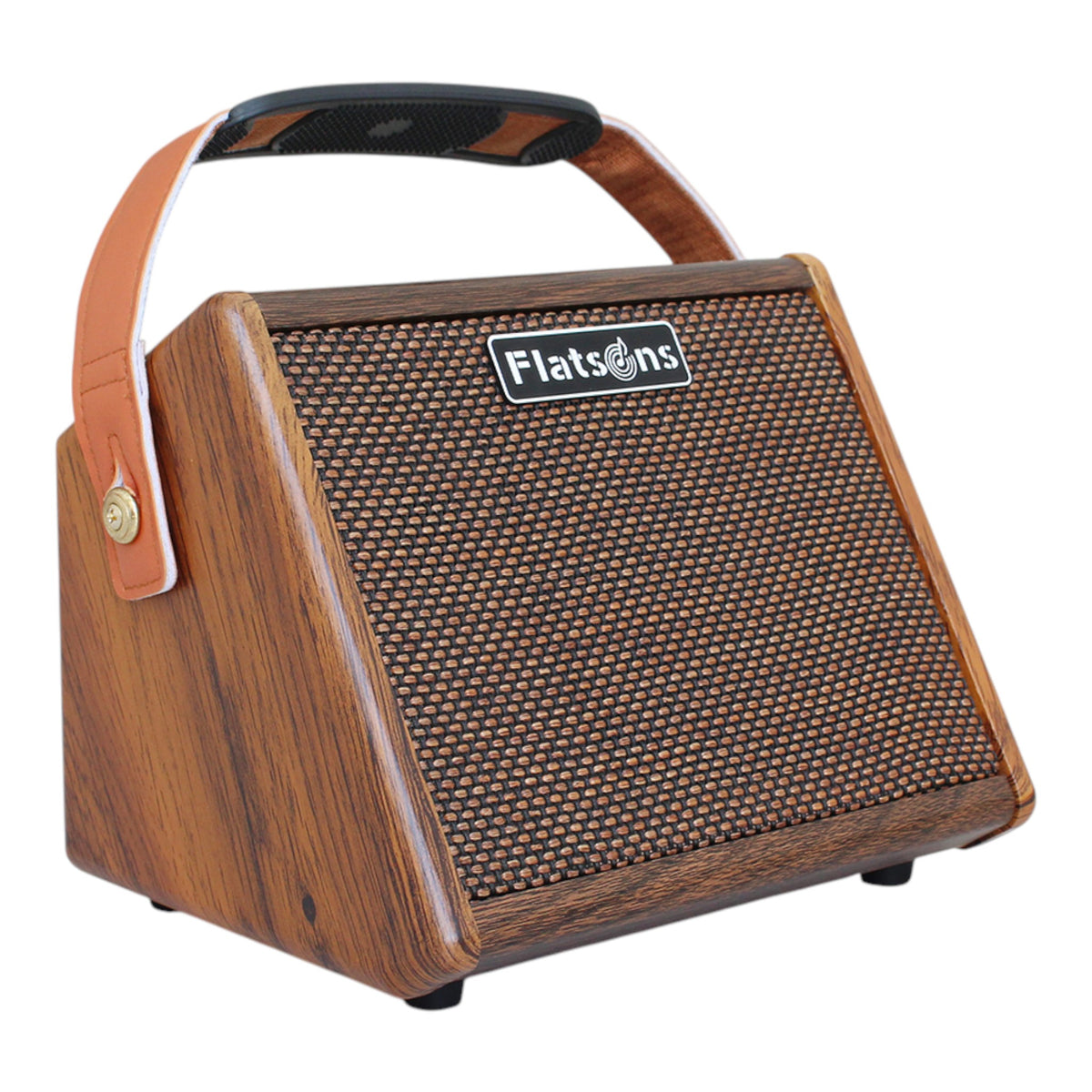 (PREORDER: MID OCT 2026) Flatsons CRUSH15 15W Portable Rechargable Acoustic Guitar Amplifier with Bluetooth & Microphone Input
