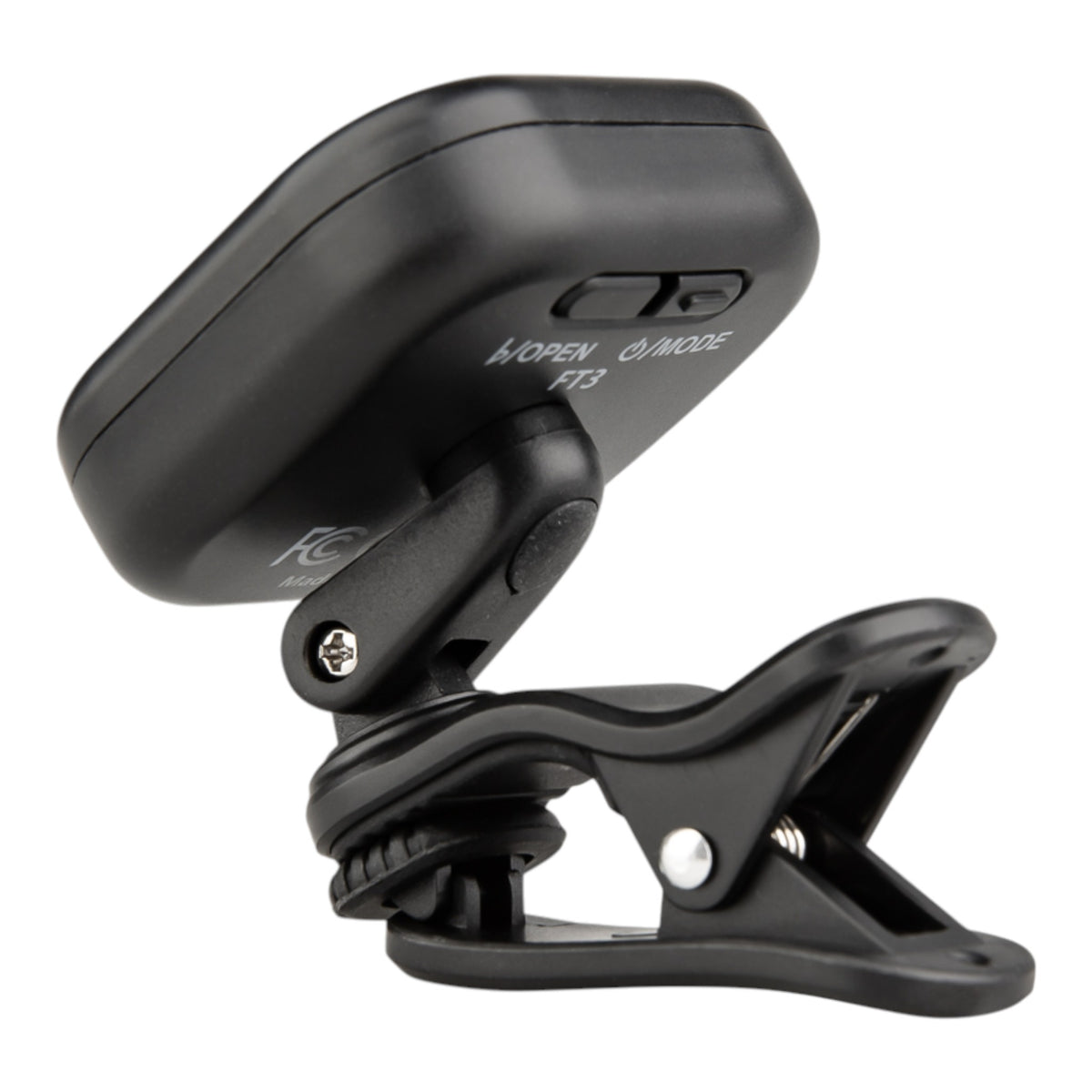(PREDORDER: MID OCT 2026) Flatsons FT3 Rechargeable Chromatic Clip-On Tuner with Colour Display - Guitar, Bass, Ukulele & Violin