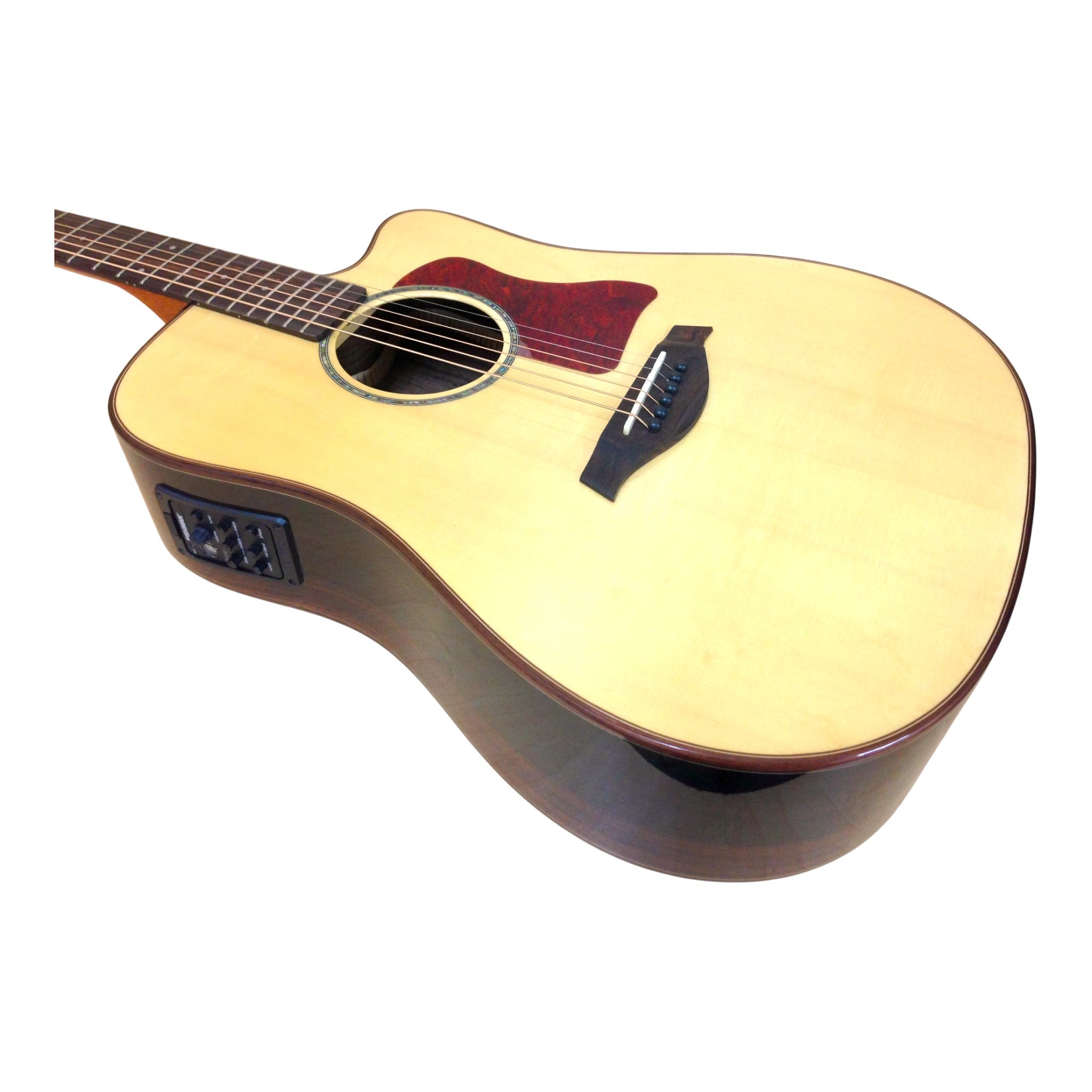 Gosila CS801310CEQ Solid Spruce Top Fishman Pickup/Tuner Cutaway Acoustic Guitar - Natural