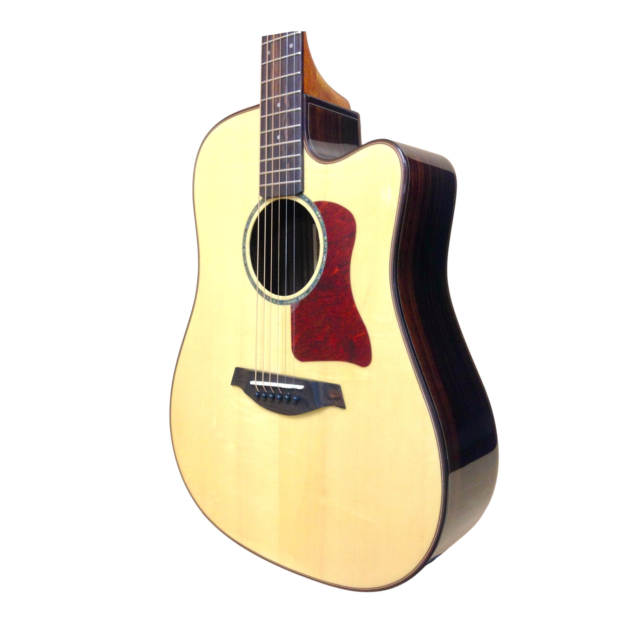 Gosila CS801310CEQ Solid Spruce Top Fishman Pickup/Tuner Cutaway Acoustic Guitar - Natural
