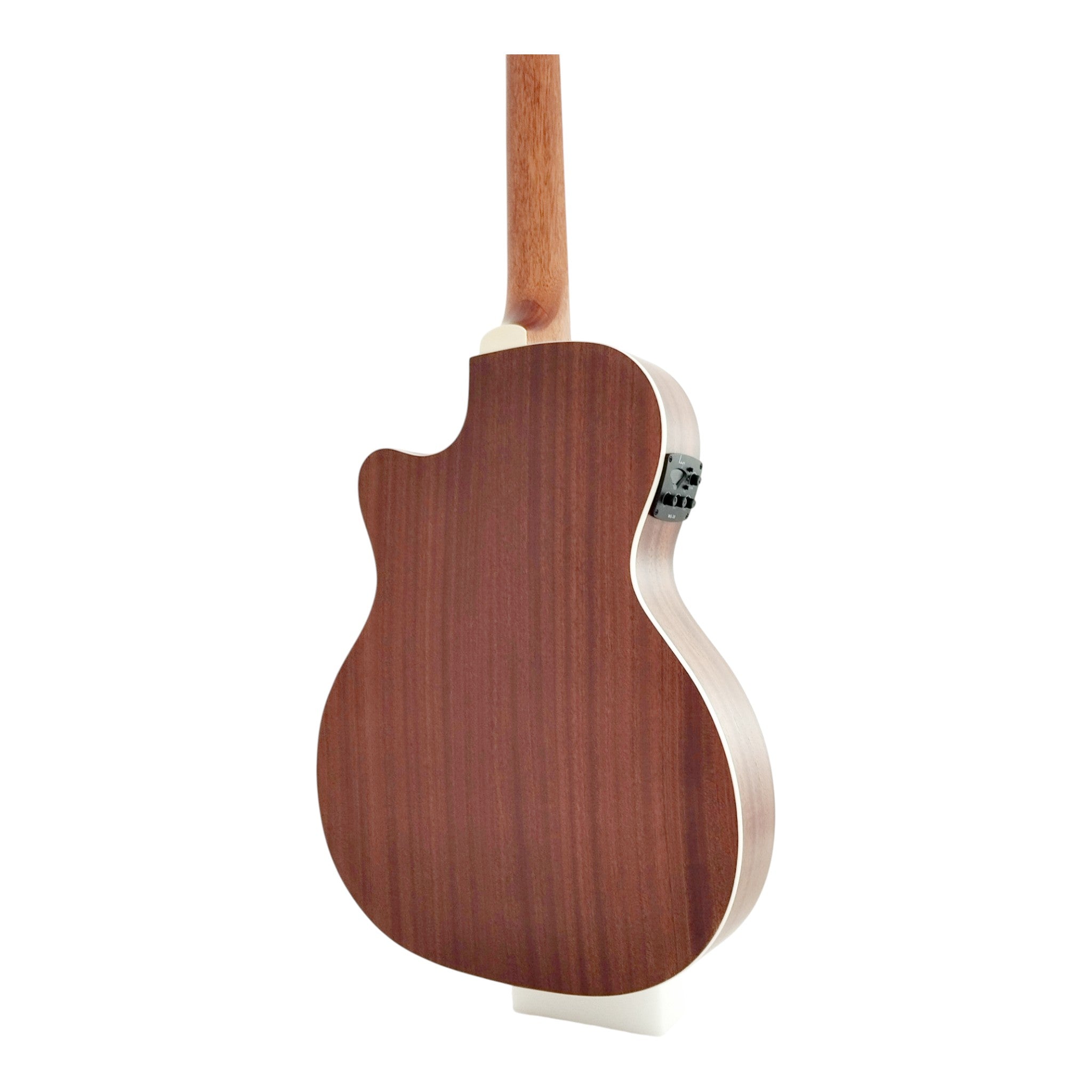 Haze Solid Spruce Arched Back Thin Body Classical Guitar w/ Built-In Pickups & Tuner in Matte - C551BCEQSM