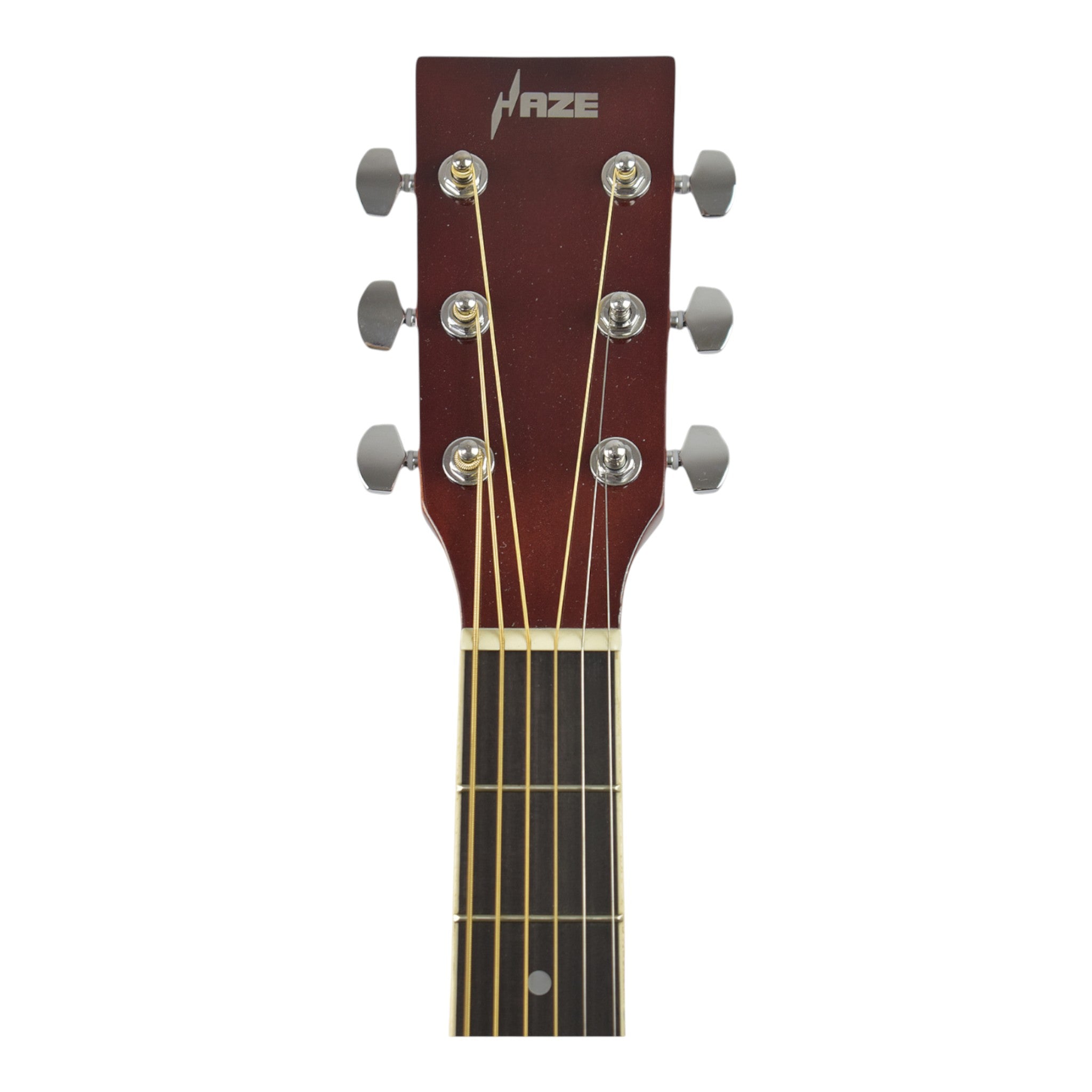 Haze F631BCEQMS Thin-Body Built-In Pickups/Tuner Acoustic Guitar - Natural with Accessories and 10W Amp. (Optional)