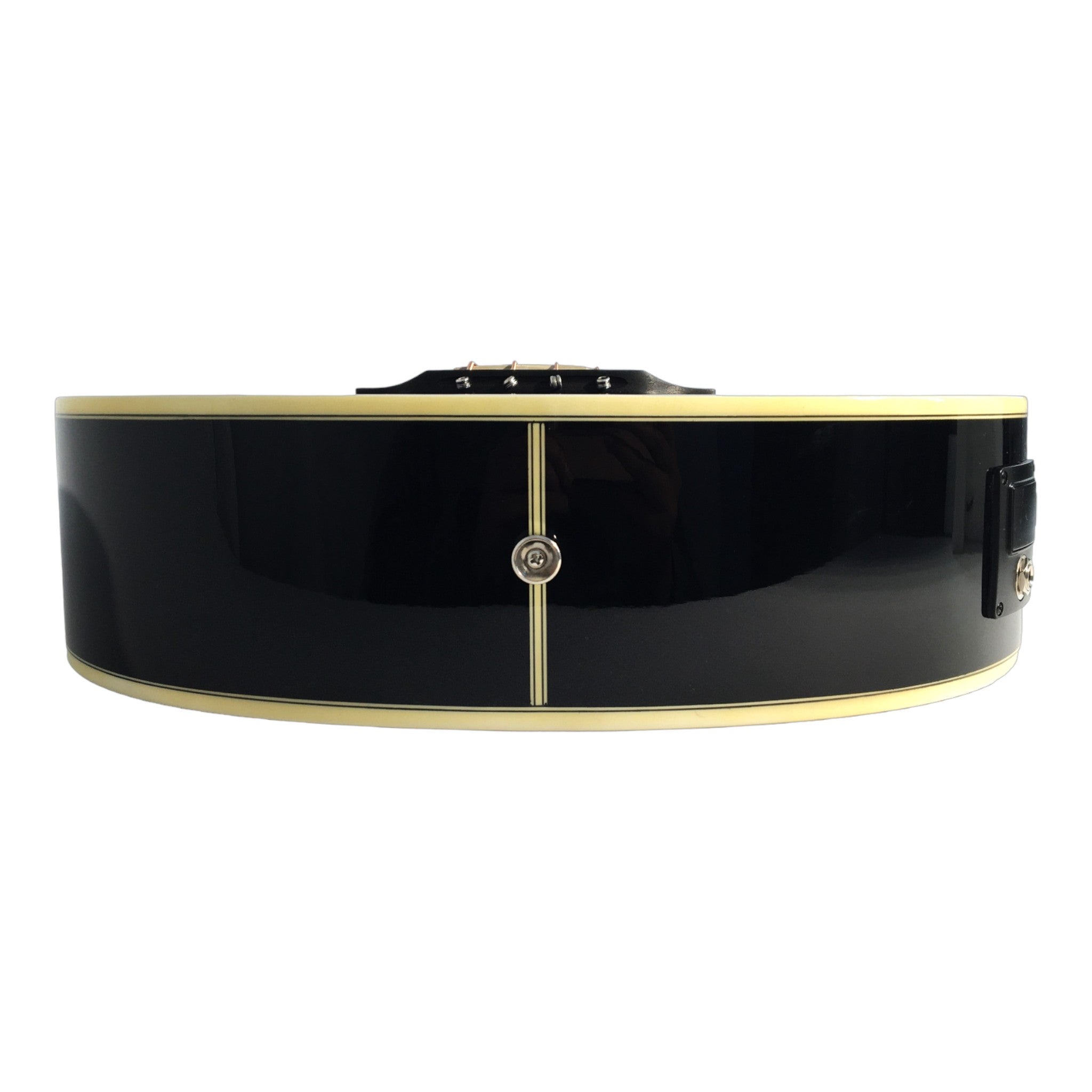 Haze FB711BCEQBK34 4-String Electric-Acoustic Bass Guitar with EQ, comes with bag, picks