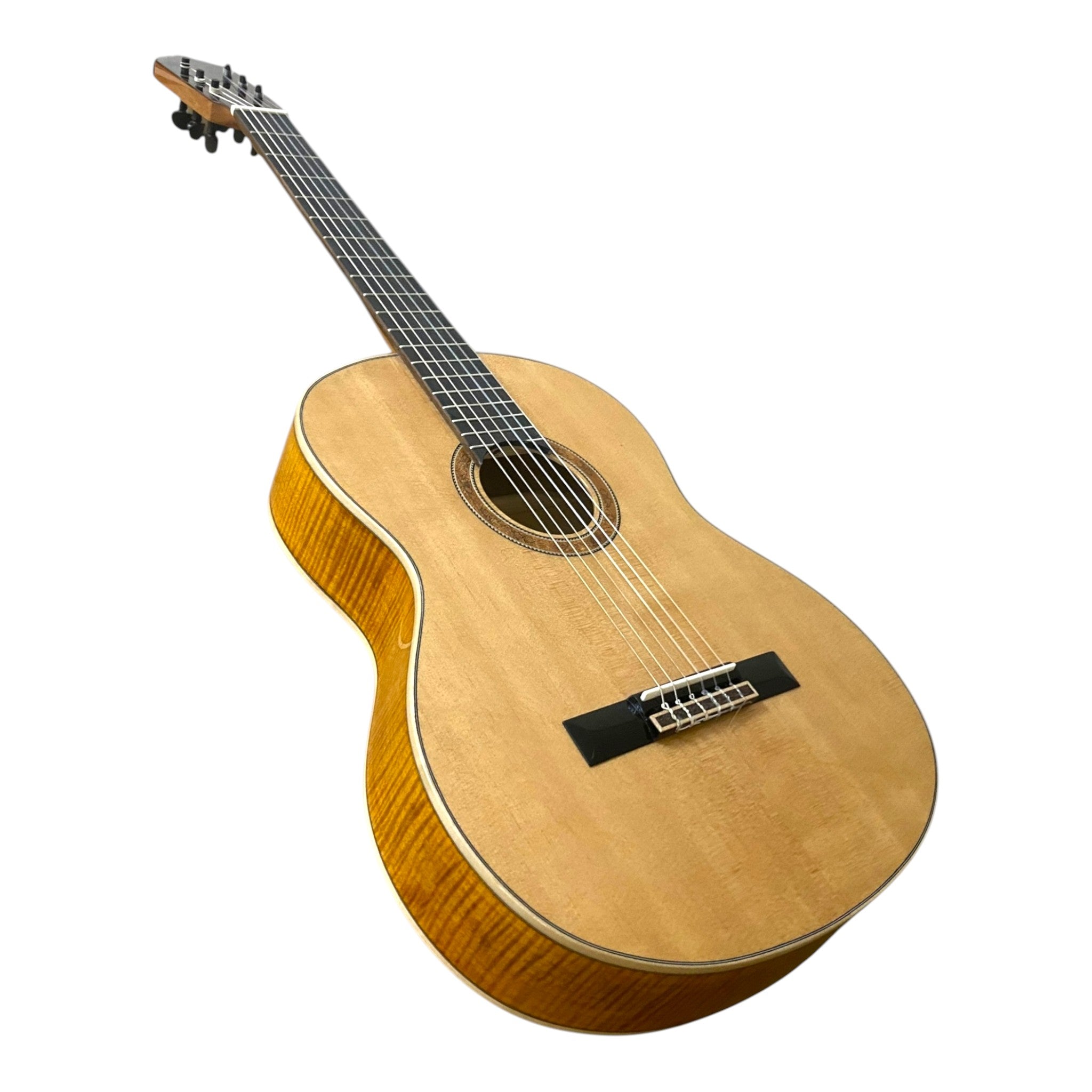 Haze “Authentic Passion and Precision” Solid Spruce & Flamed Maple Flamenco Spanish Classical Guitar - FS1