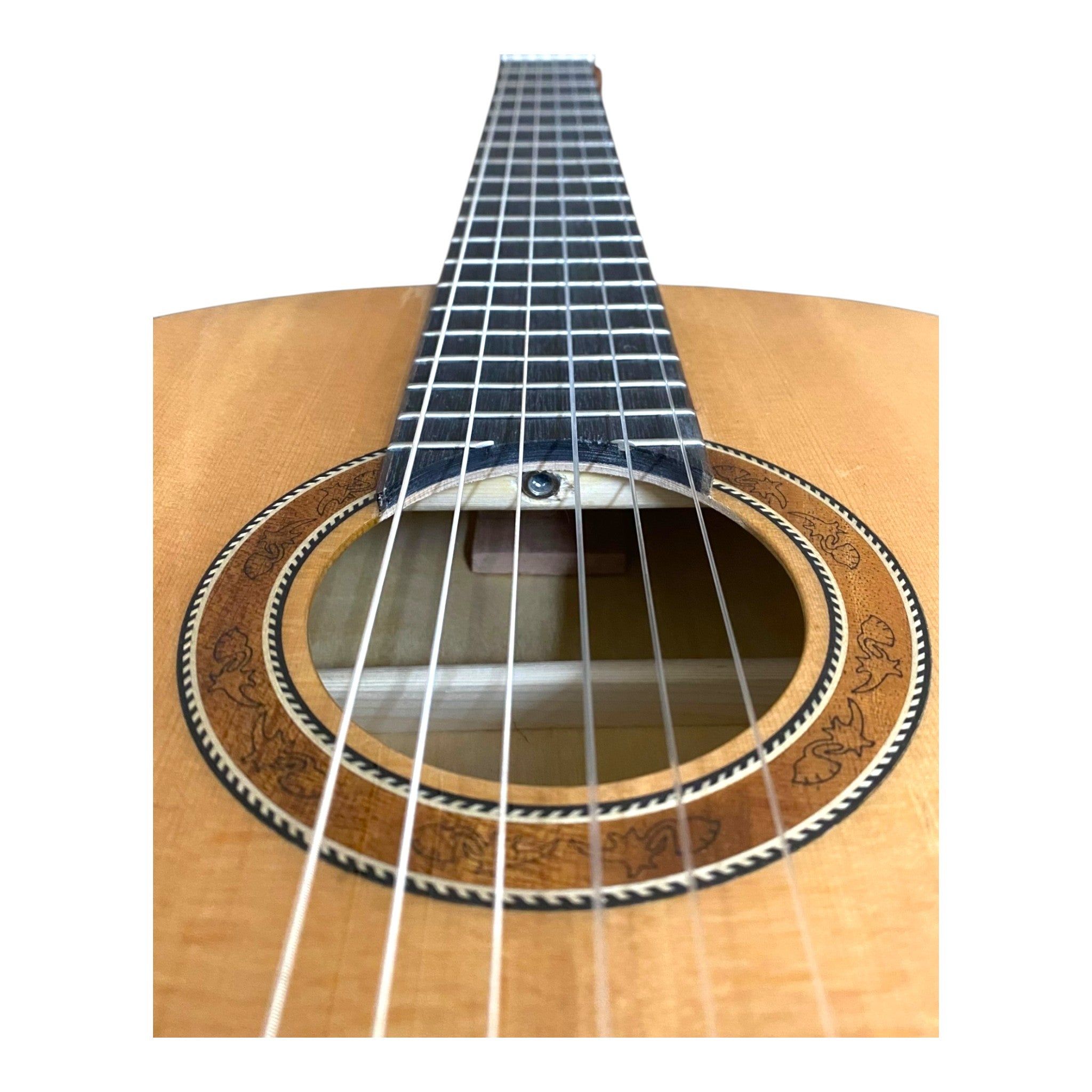 Haze “Authentic Passion and Precision” Solid Spruce & Flamed Maple Flamenco Spanish Classical Guitar - FS1