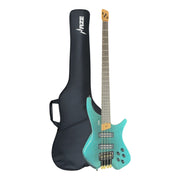 Haze HB4GNP Aurora Series Headless Electric Bass – 24-Fret Roasted Maple Neck, Green-Purple Chameleon Finish, & Active BJ-80 Pickups